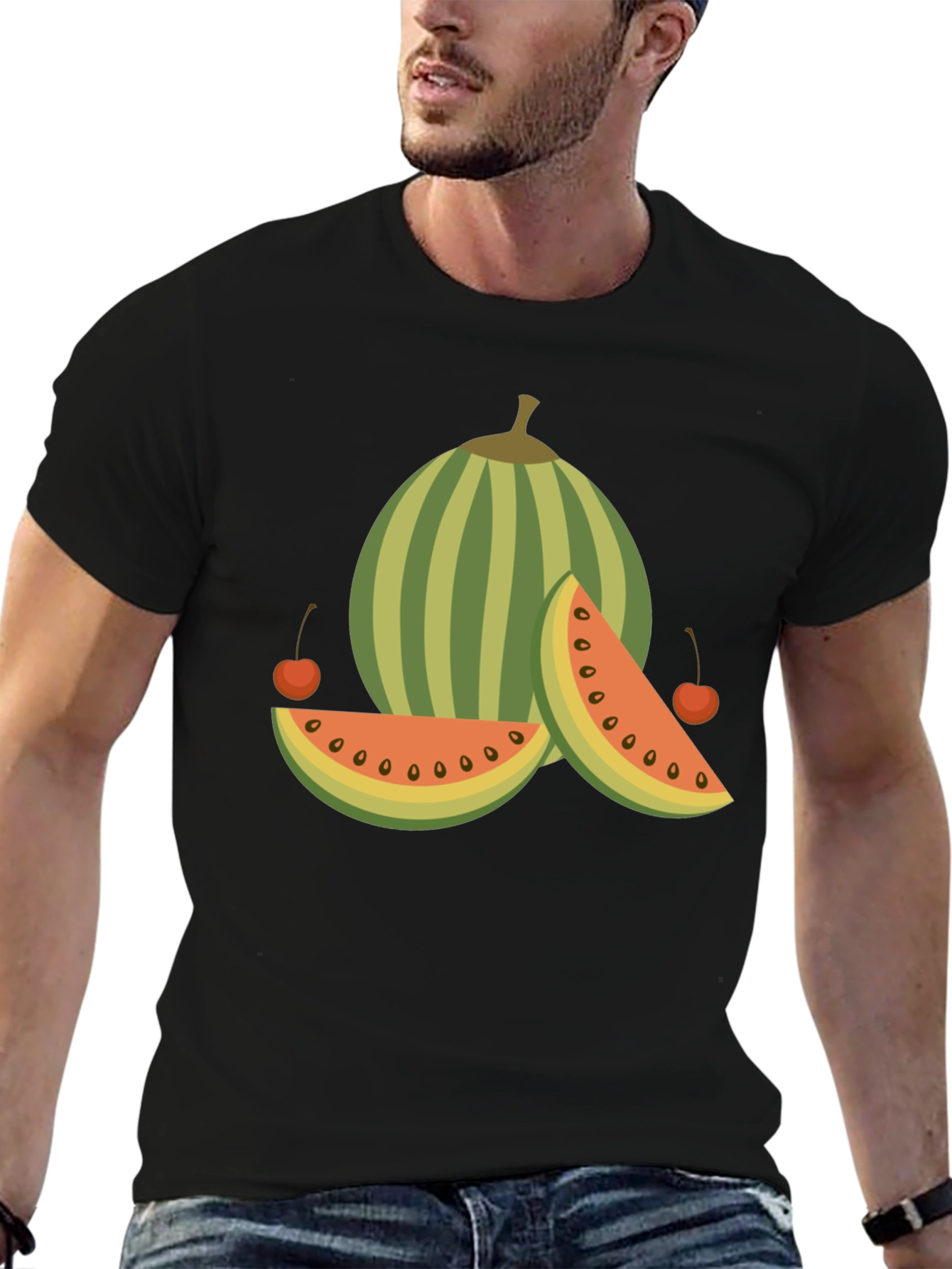 Watermelon & Cherries Graphic Tee
