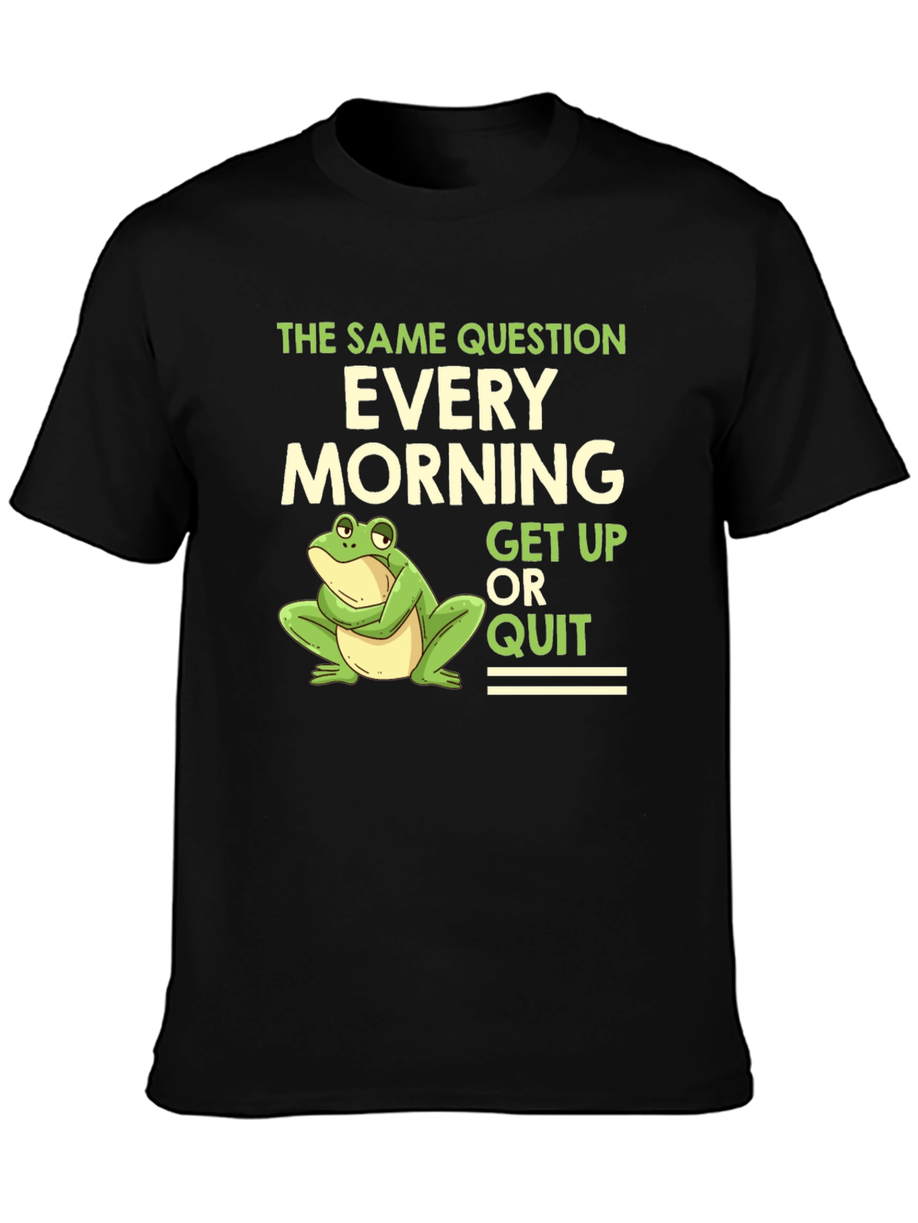 The Same Question Frog Graphic T-Shirt