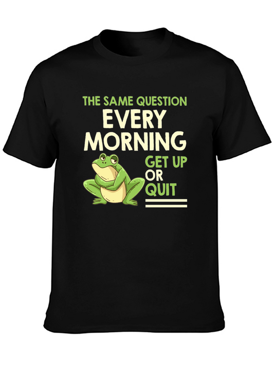 The Same Question Frog Graphic T-Shirt