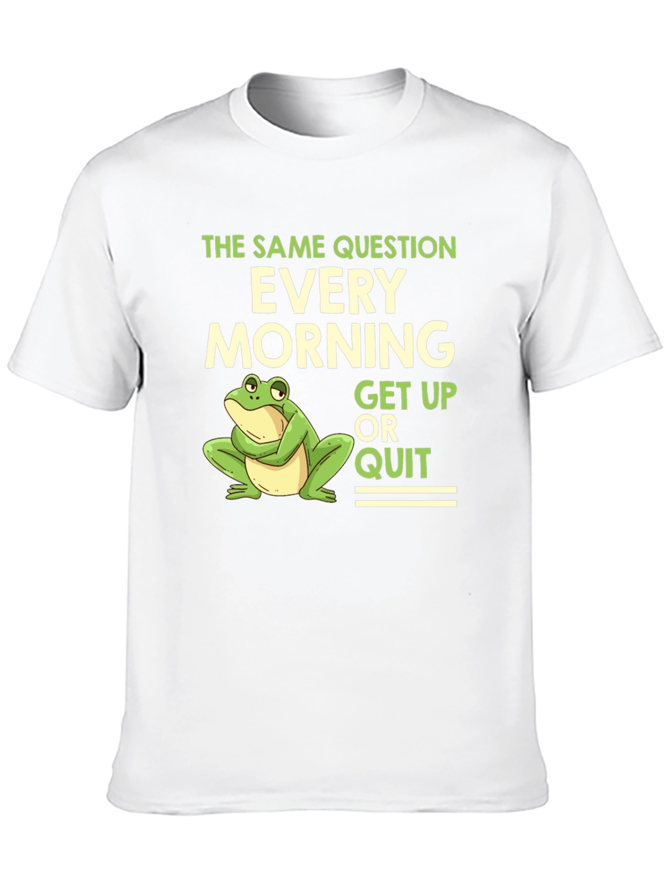 The Same Question Frog Graphic T-Shirt