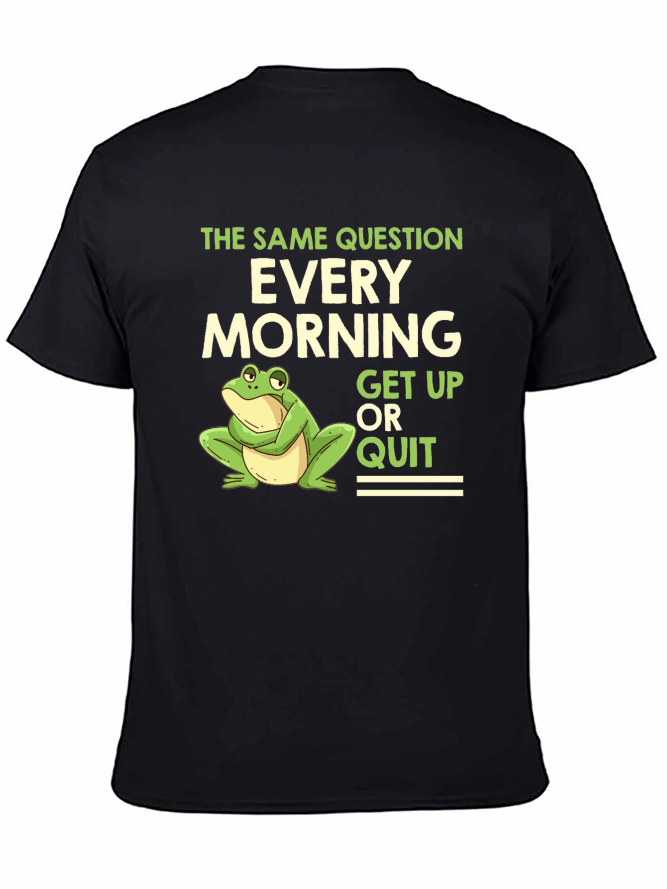 The Same Question Frog Graphic T-Shirt