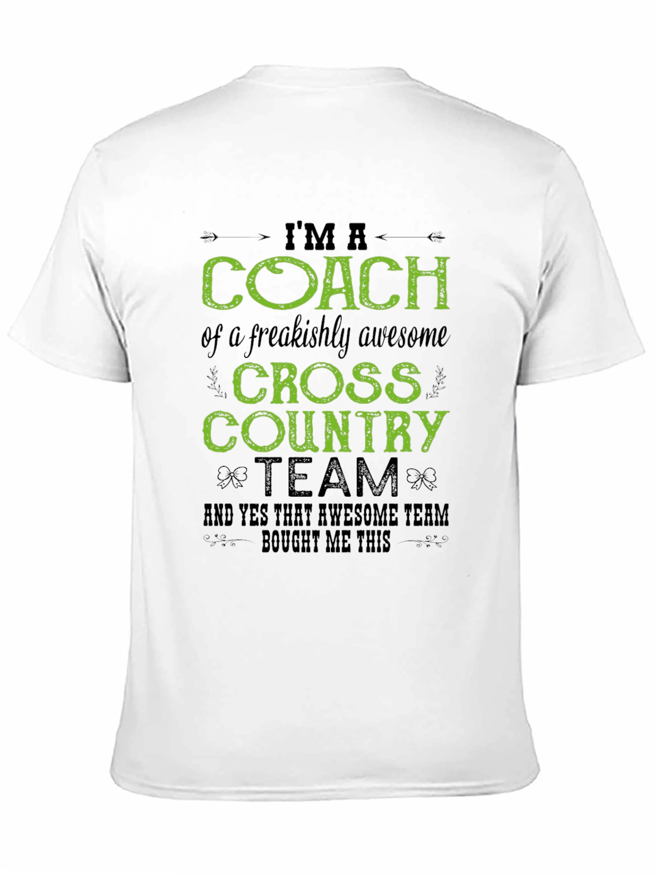 Cross Country Coach T-Shirt - Awesome Team Gift