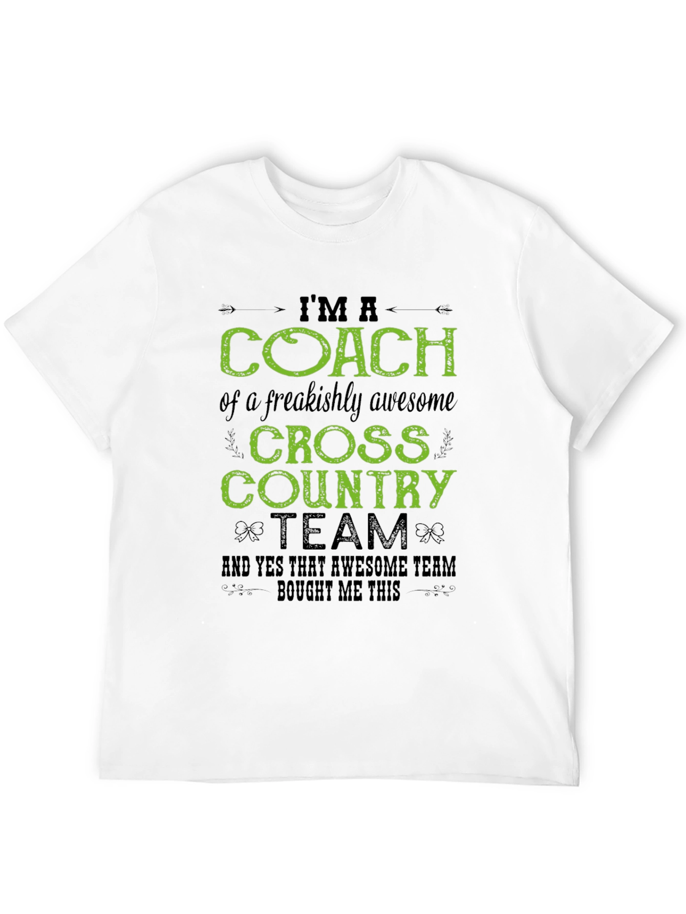 Cross Country Coach T-Shirt - Awesome Team Gift