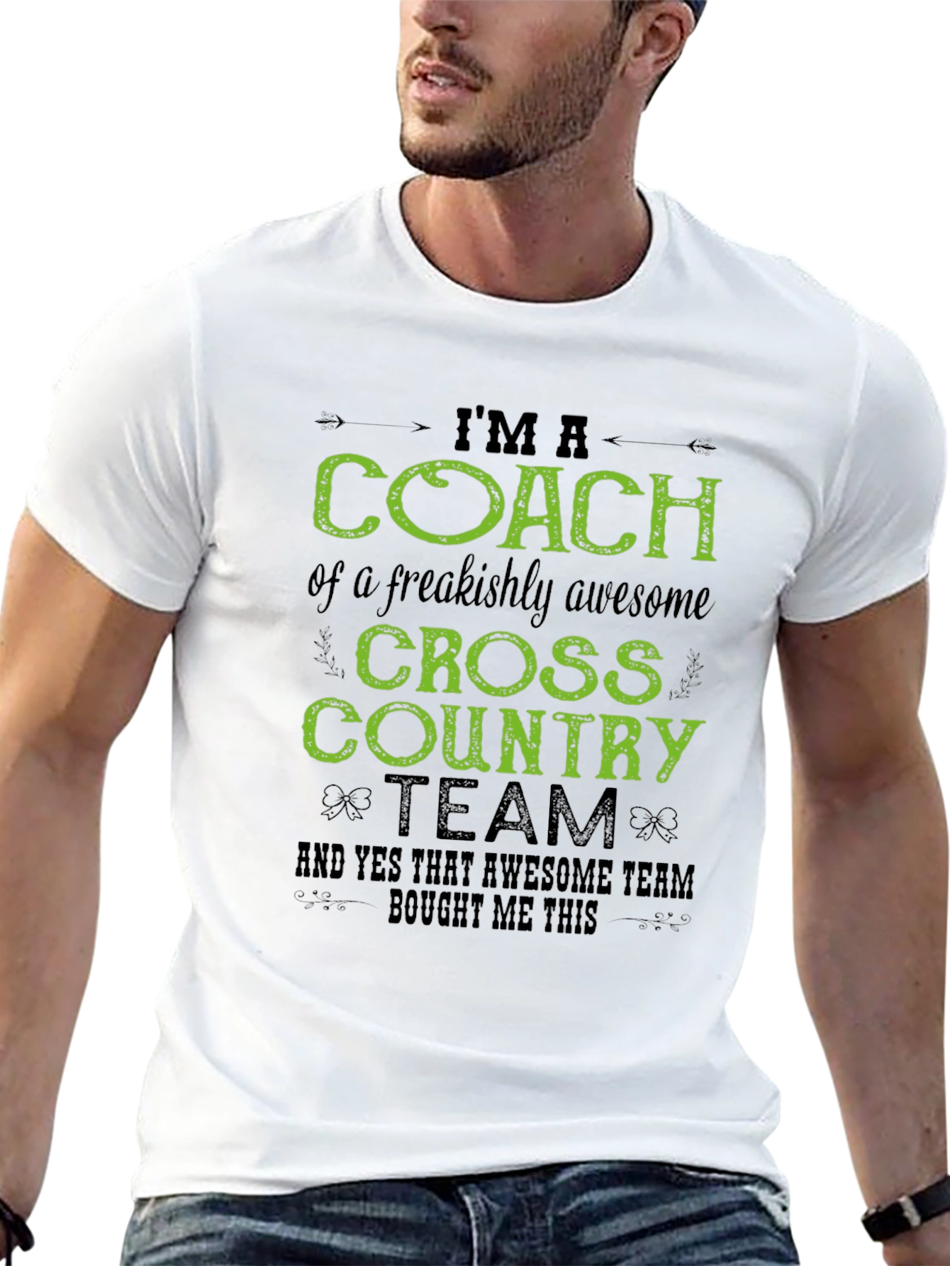 Cross Country Coach T-Shirt - Awesome Team Gift