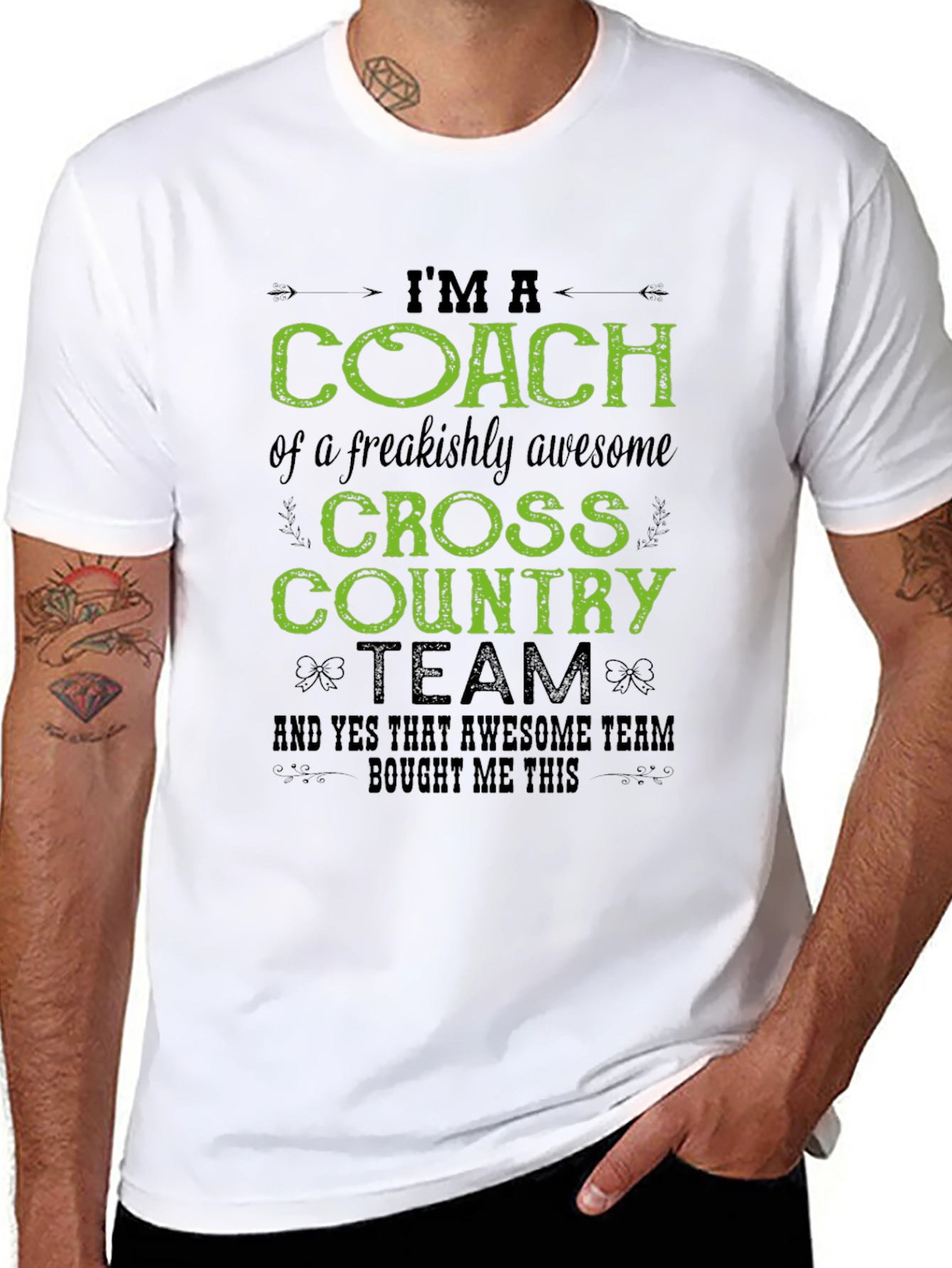 Cross Country Coach T-Shirt - Awesome Team Gift