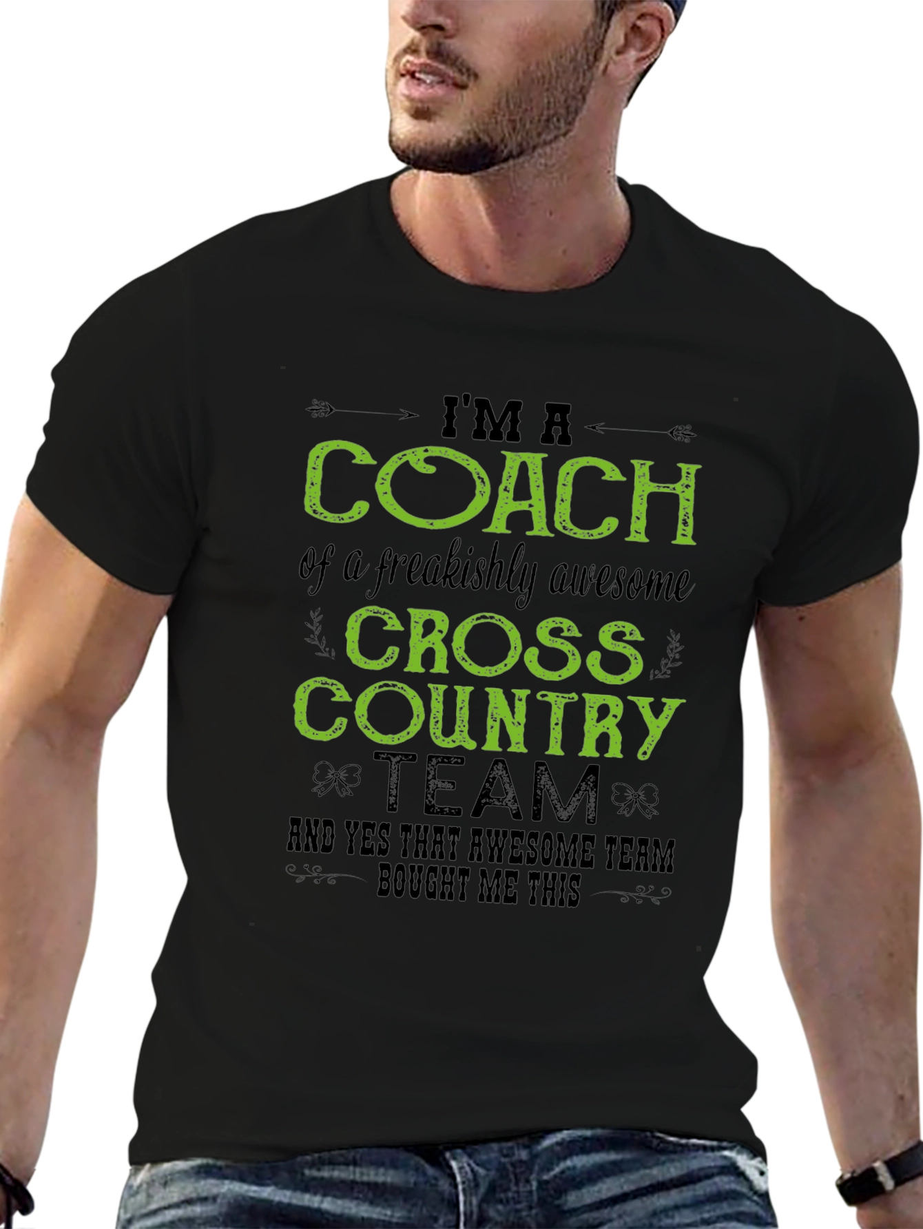 Cross Country Coach T-Shirt - Awesome Team Gift