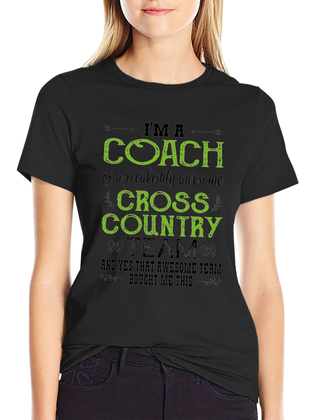 Cross Country Coach T-Shirt - Awesome Team Gift