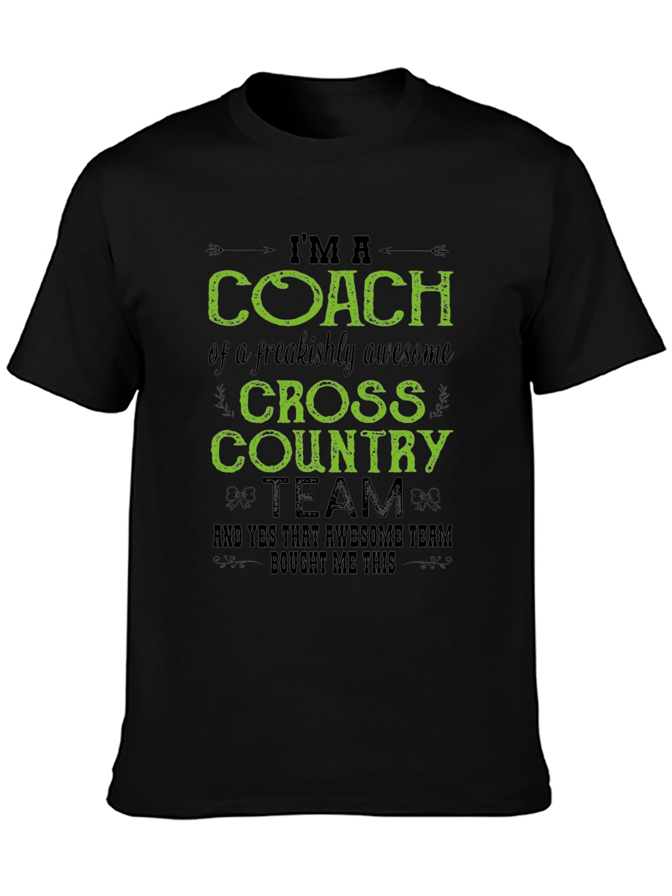 Cross Country Coach T-Shirt - Awesome Team Gift