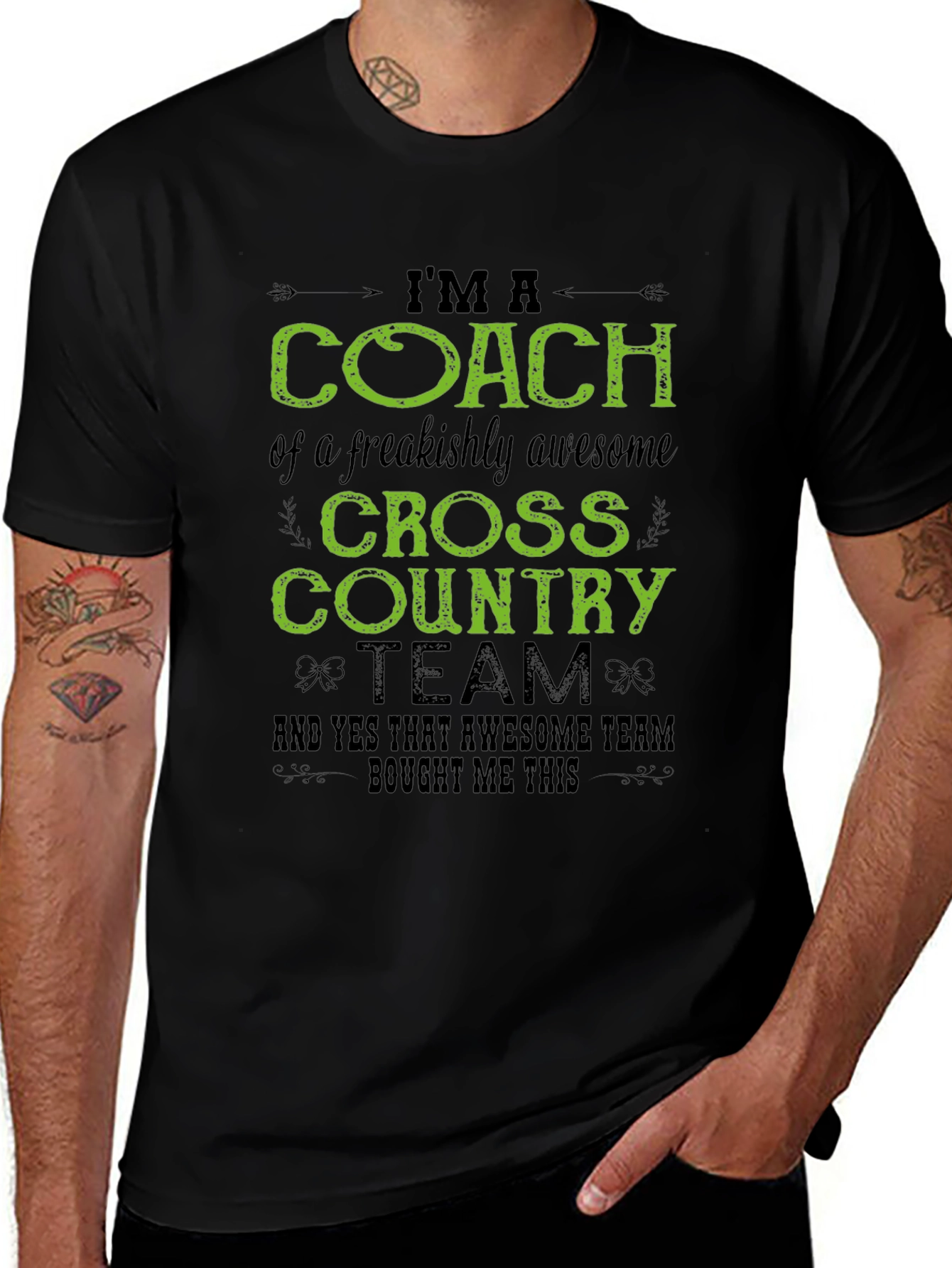 Cross Country Coach T-Shirt - Awesome Team Gift