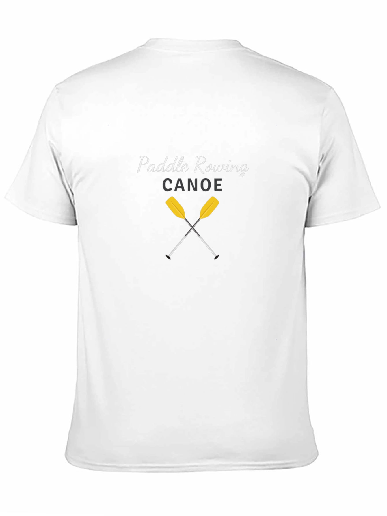 Paddle Row Canoe Graphic Tee - Outdoor Adventure