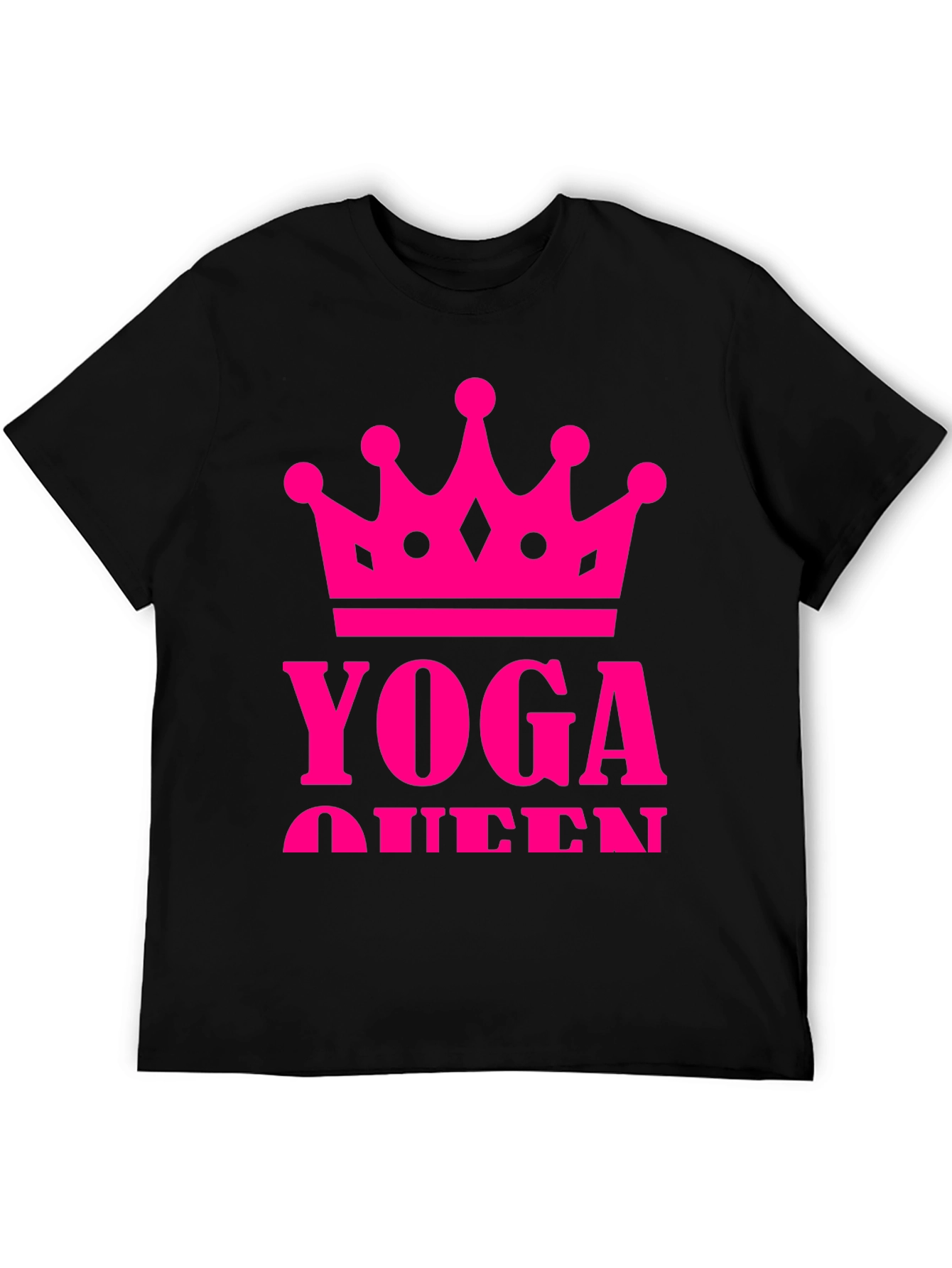 Yoga Queen Black T-Shirt