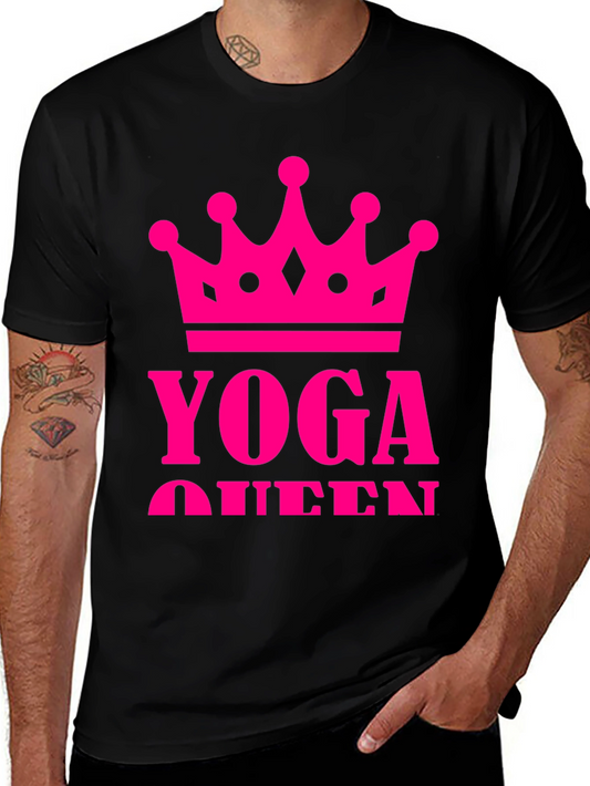 Yoga Queen Black T-Shirt