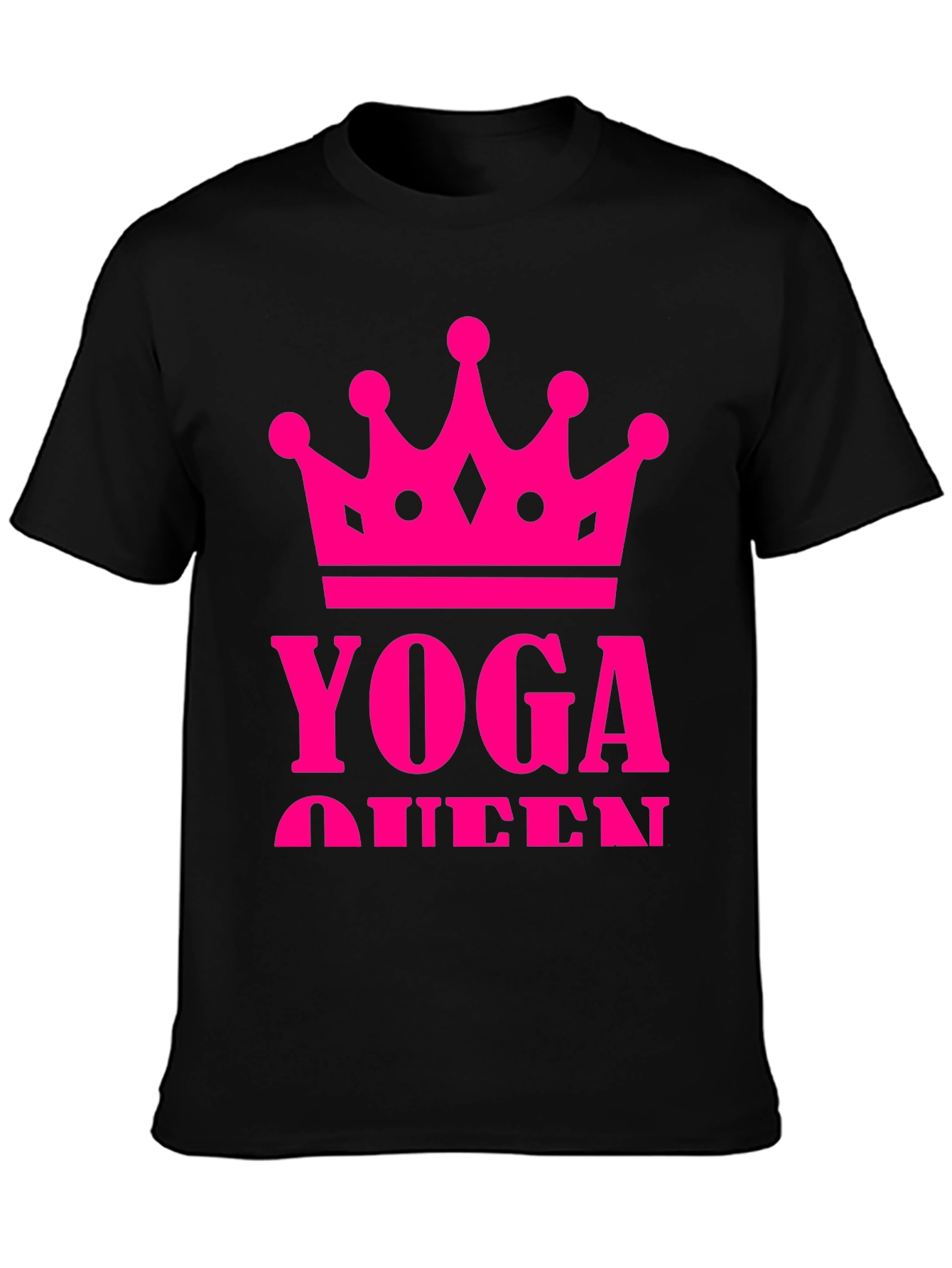 Yoga Queen Black T-Shirt