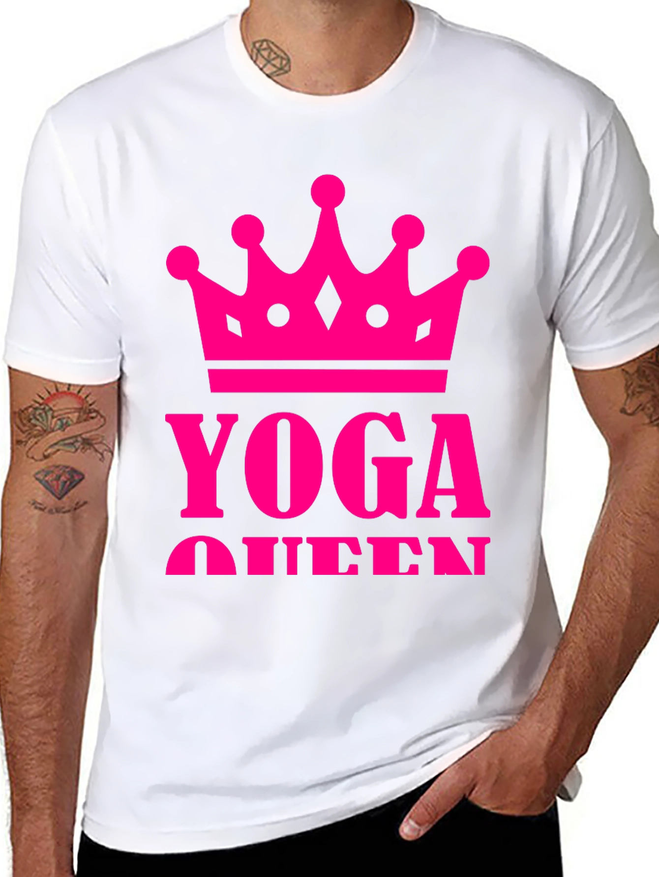 Yoga Queen Black T-Shirt