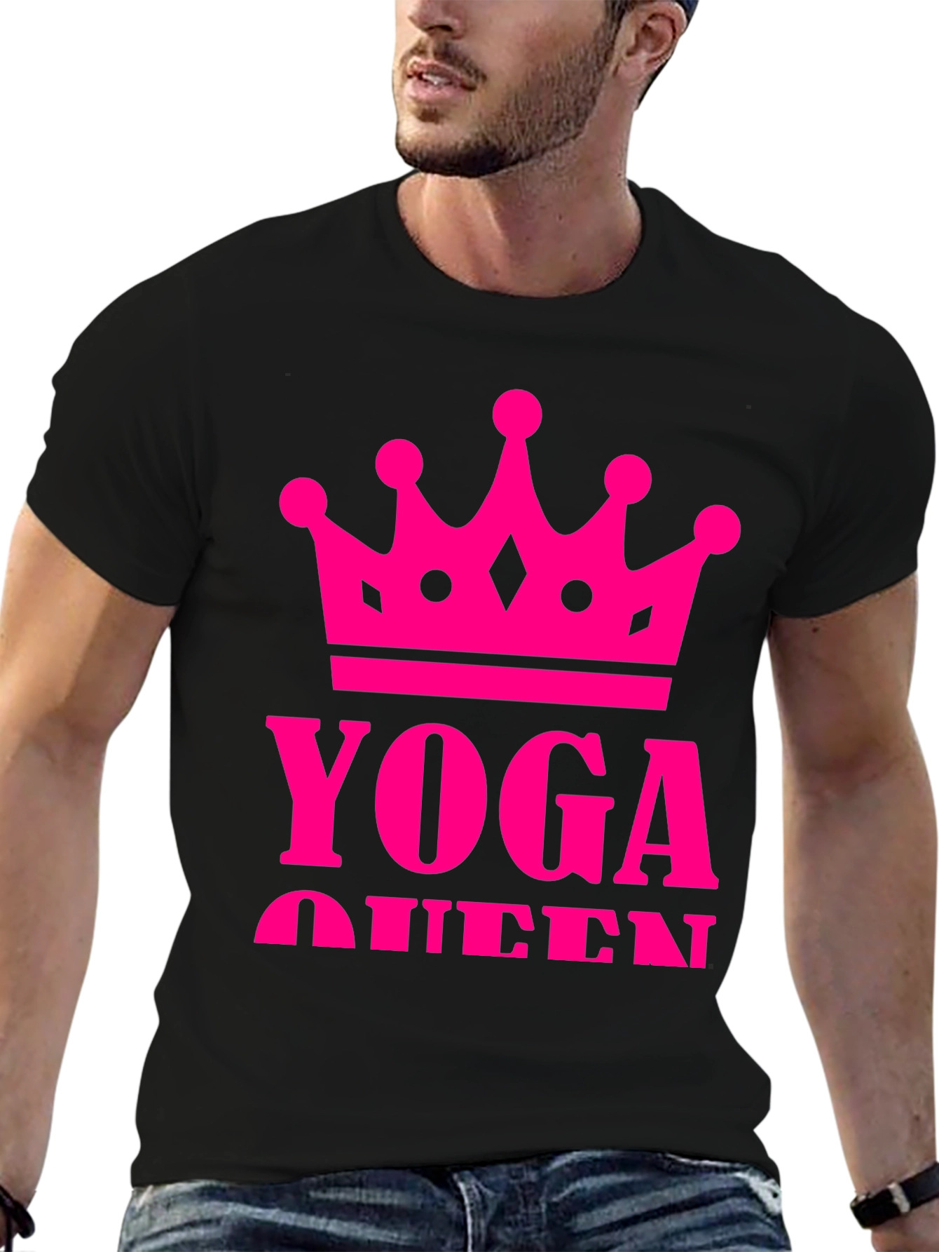 Yoga Queen Black T-Shirt