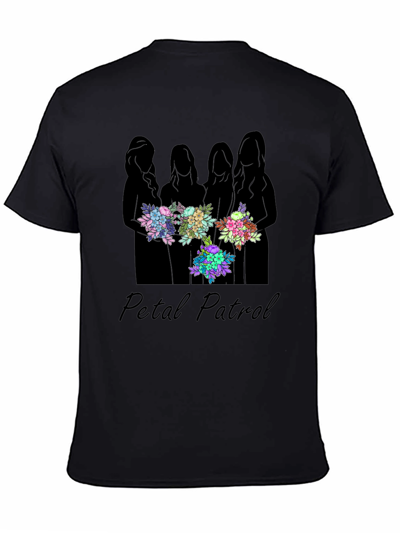 Petal Patrol Graphic T-Shirt - Womens Floral Design