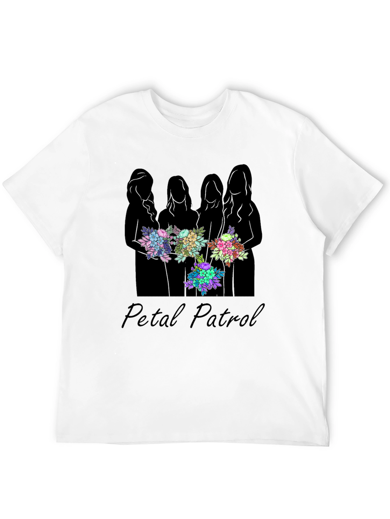 Petal Patrol Graphic T-Shirt - Womens Floral Design
