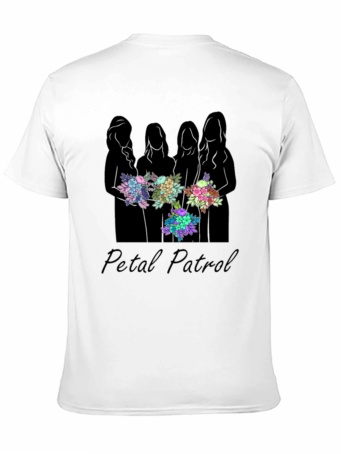 Petal Patrol Graphic T-Shirt - Womens Floral Design