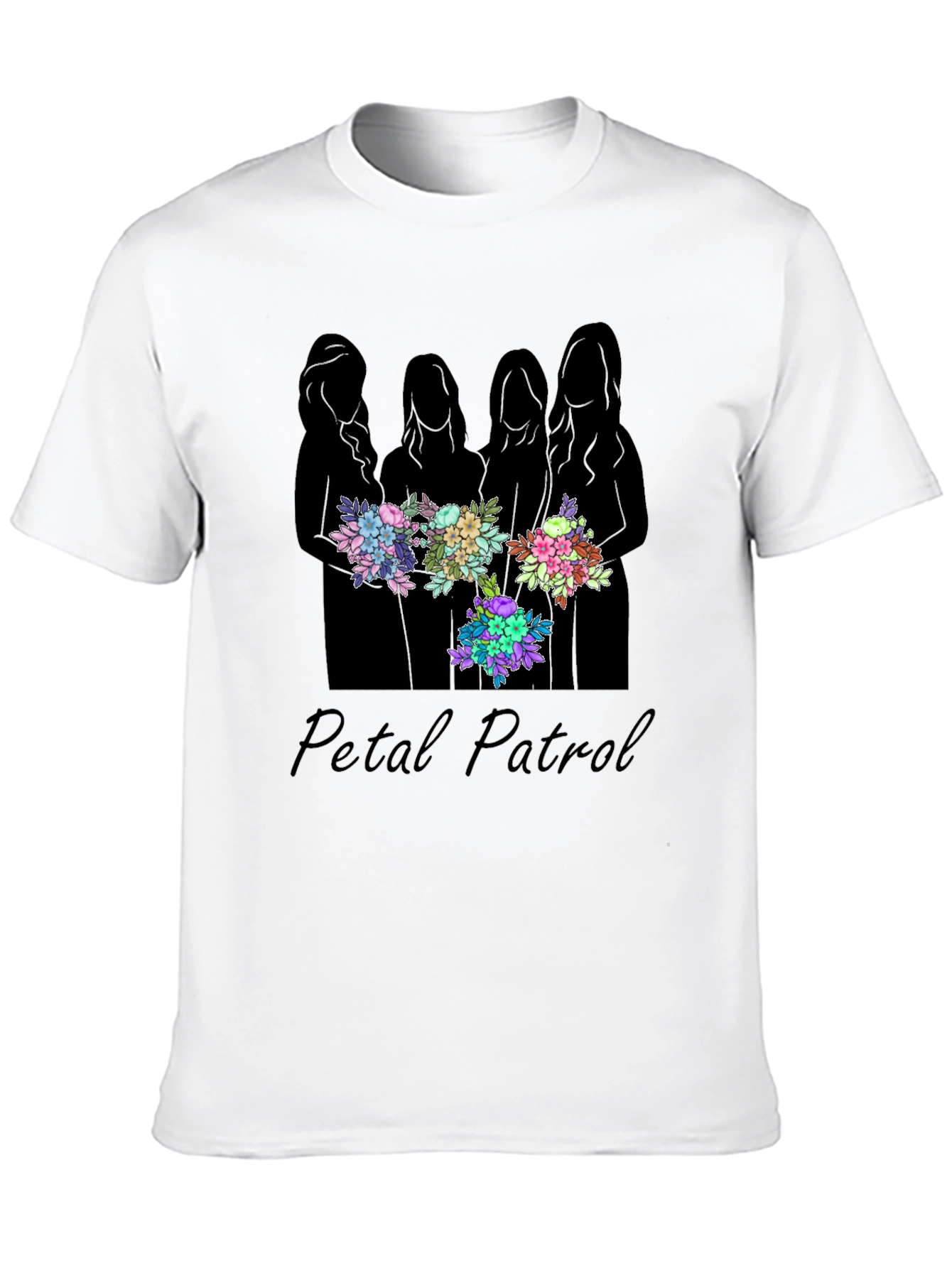 Petal Patrol Graphic T-Shirt - Womens Floral Design