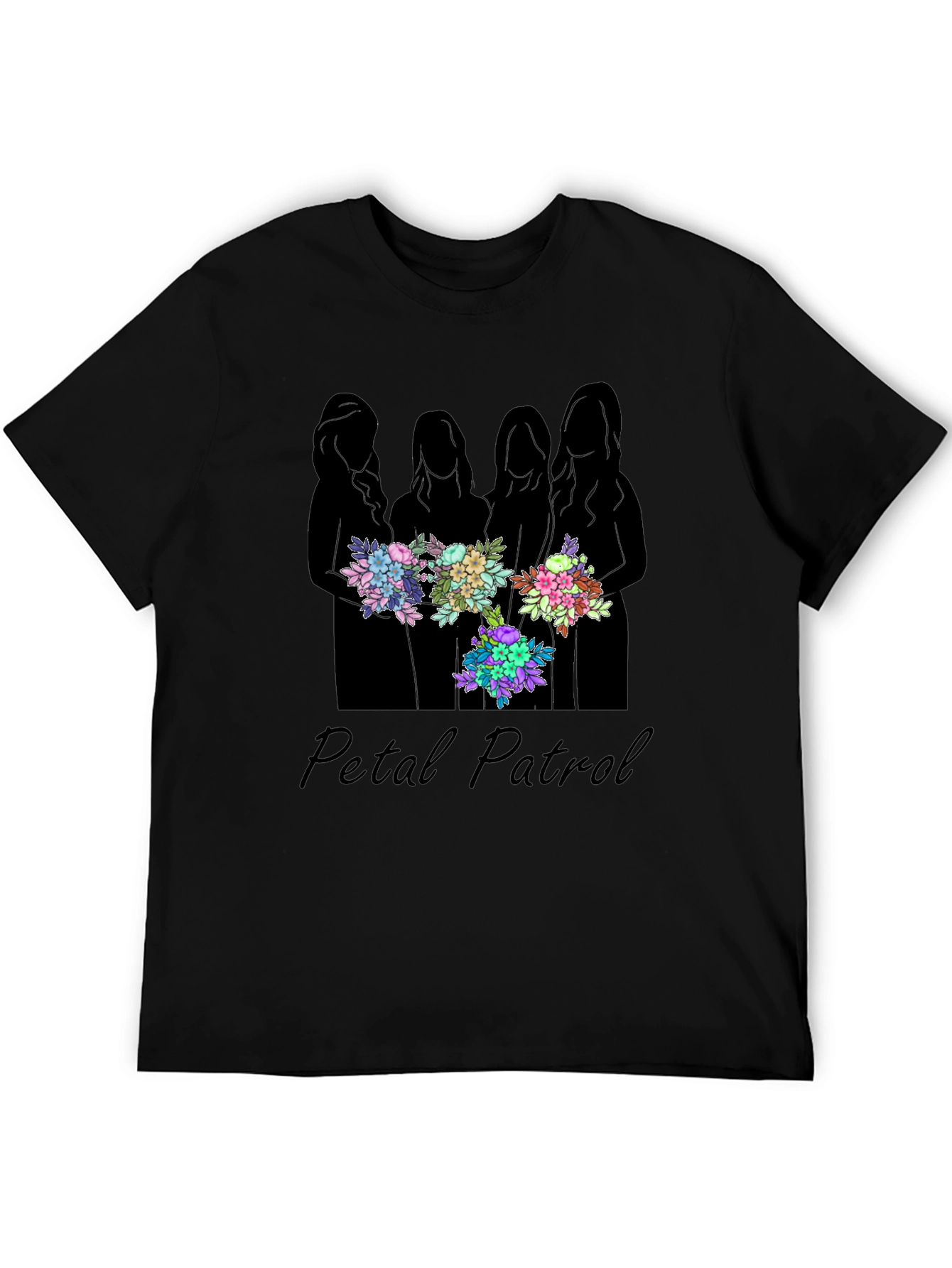 Petal Patrol Graphic T-Shirt - Womens Floral Design