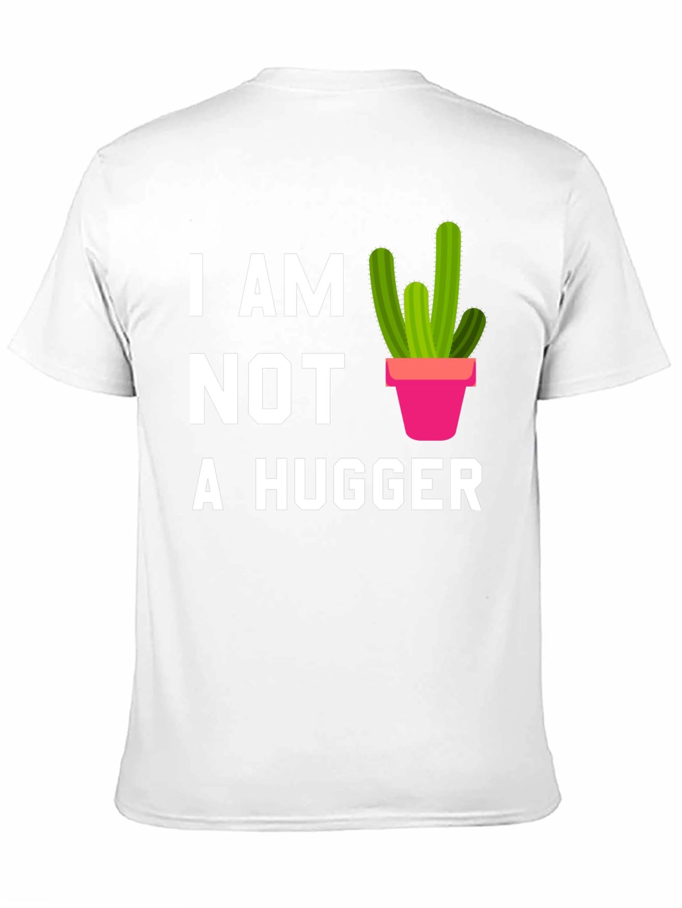 I am Not a Hugger Cactus Graphic Tee