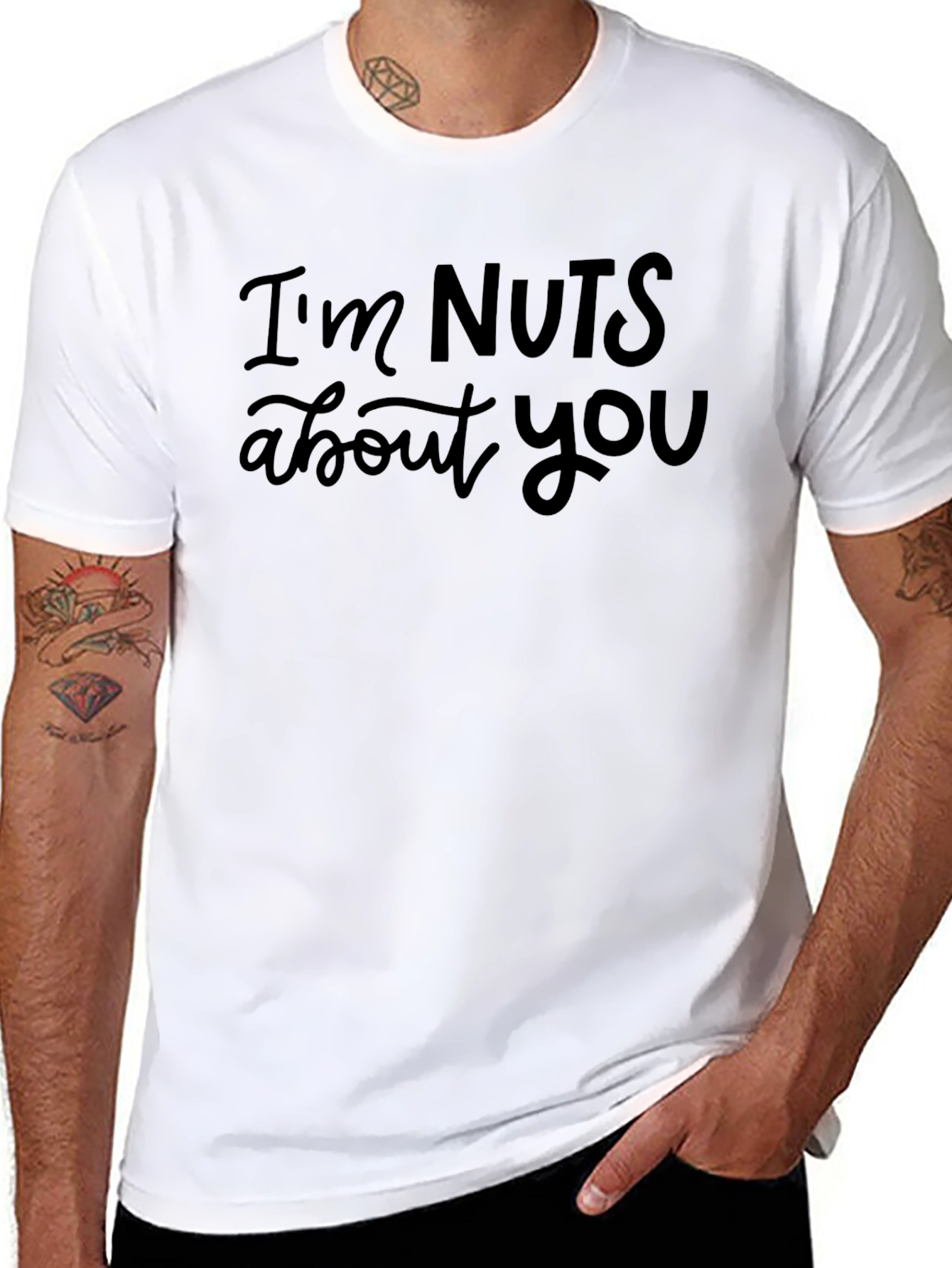 Im Nuts About You T-Shirt - Funny Love Tee