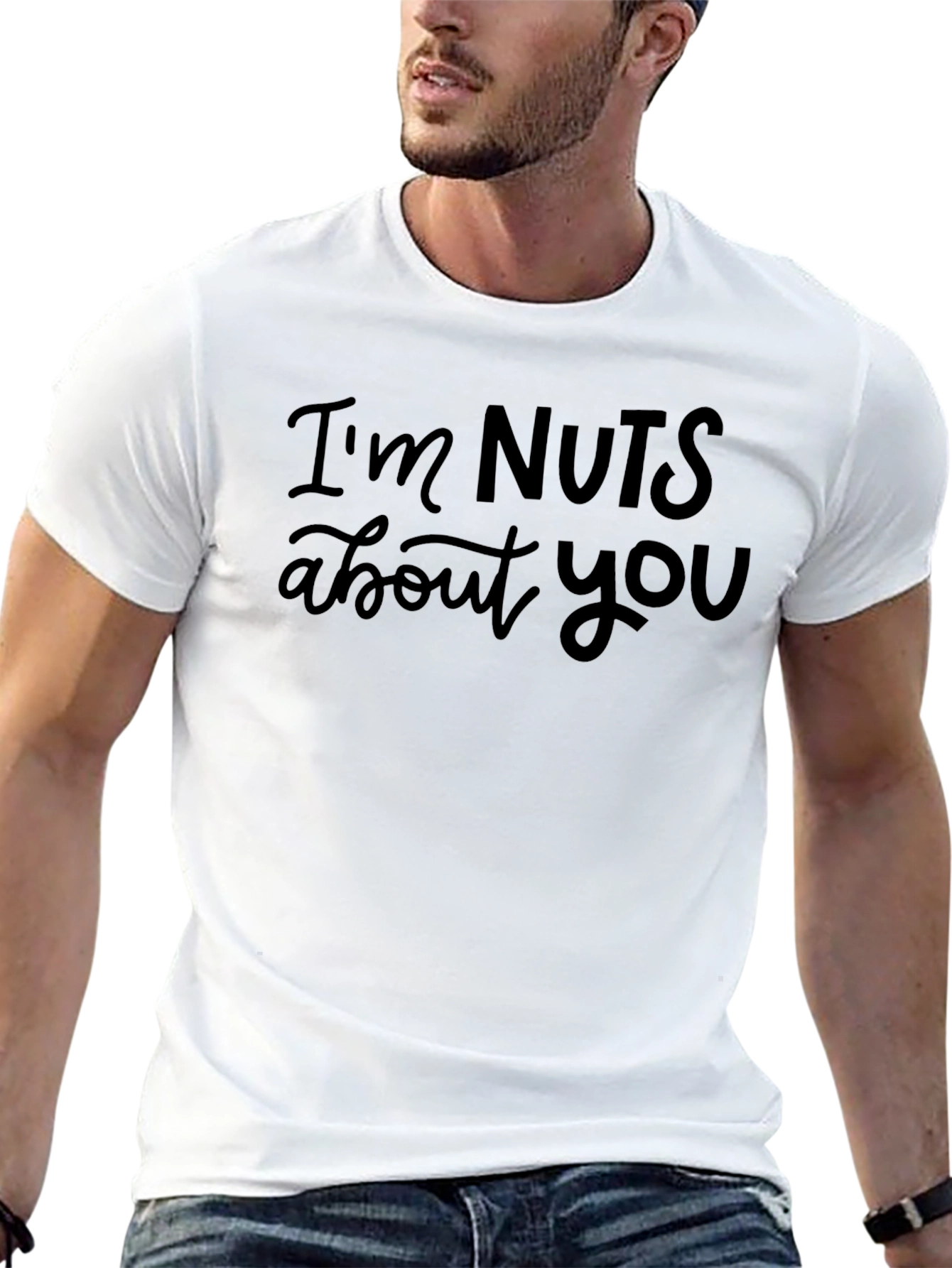 Im Nuts About You T-Shirt - Funny Love Tee