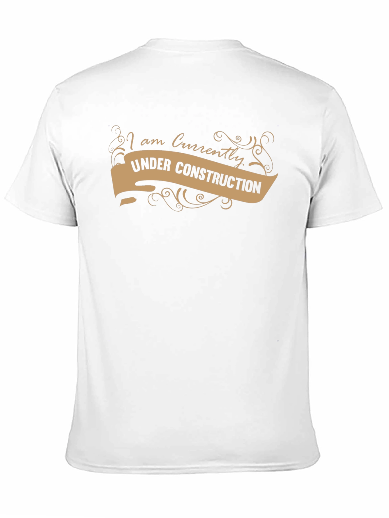 I am Currently Under Construction Black T-Shirt