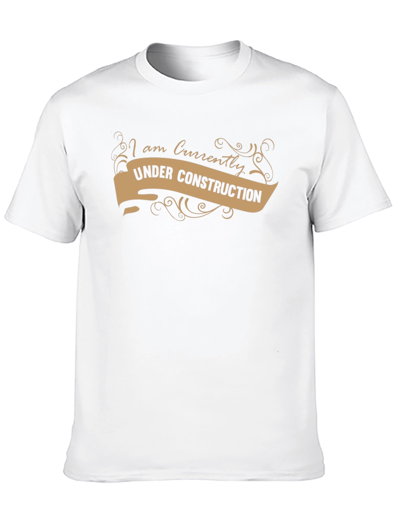 I am Currently Under Construction Black T-Shirt