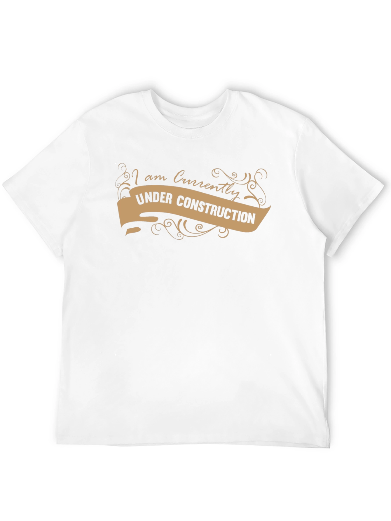 I am Currently Under Construction Black T-Shirt