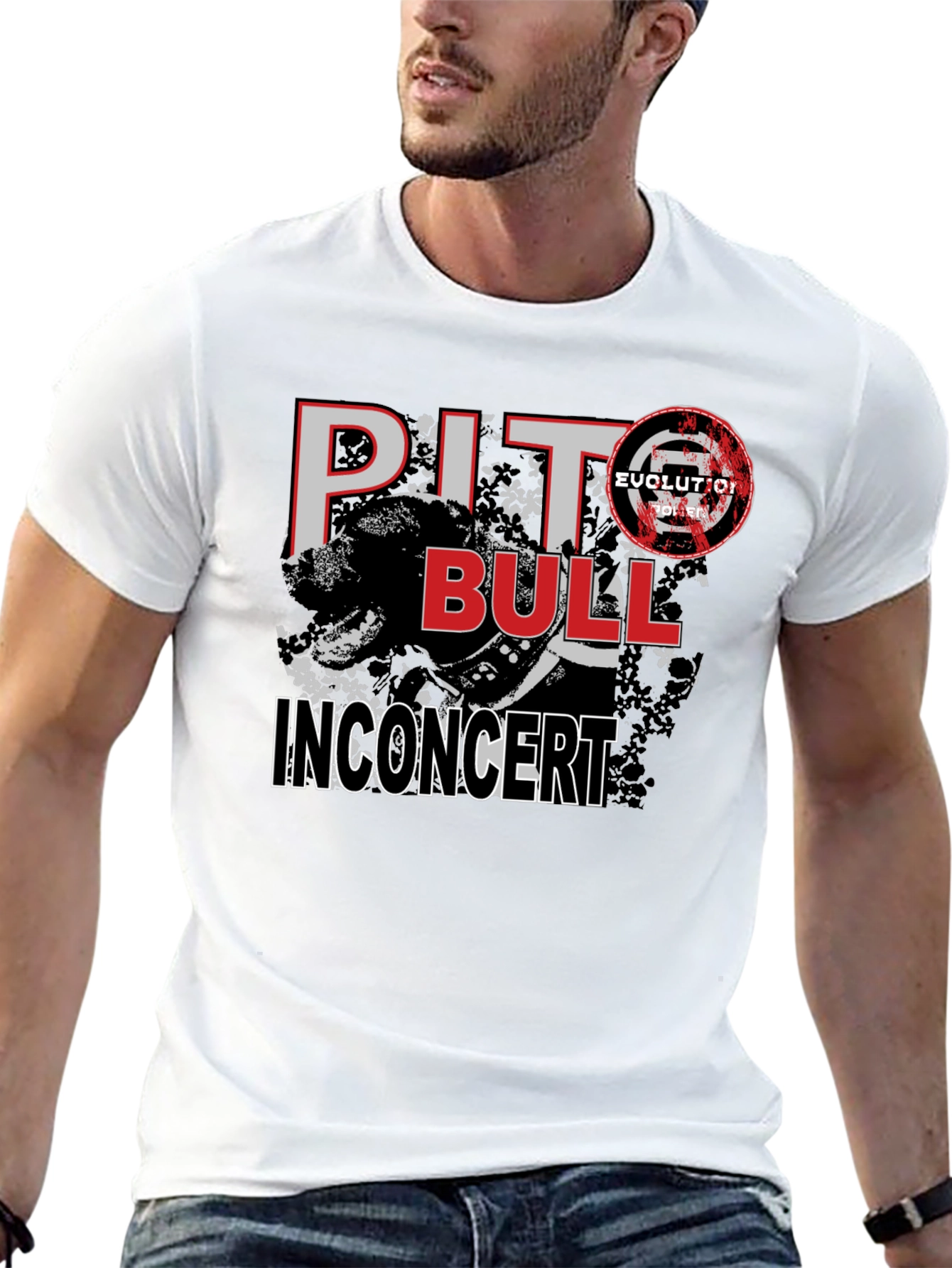 Pitbull In Concert Graphic Tee