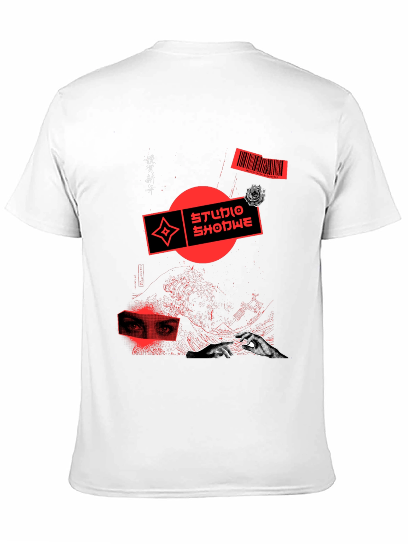 Edgy Graphic Print Tee