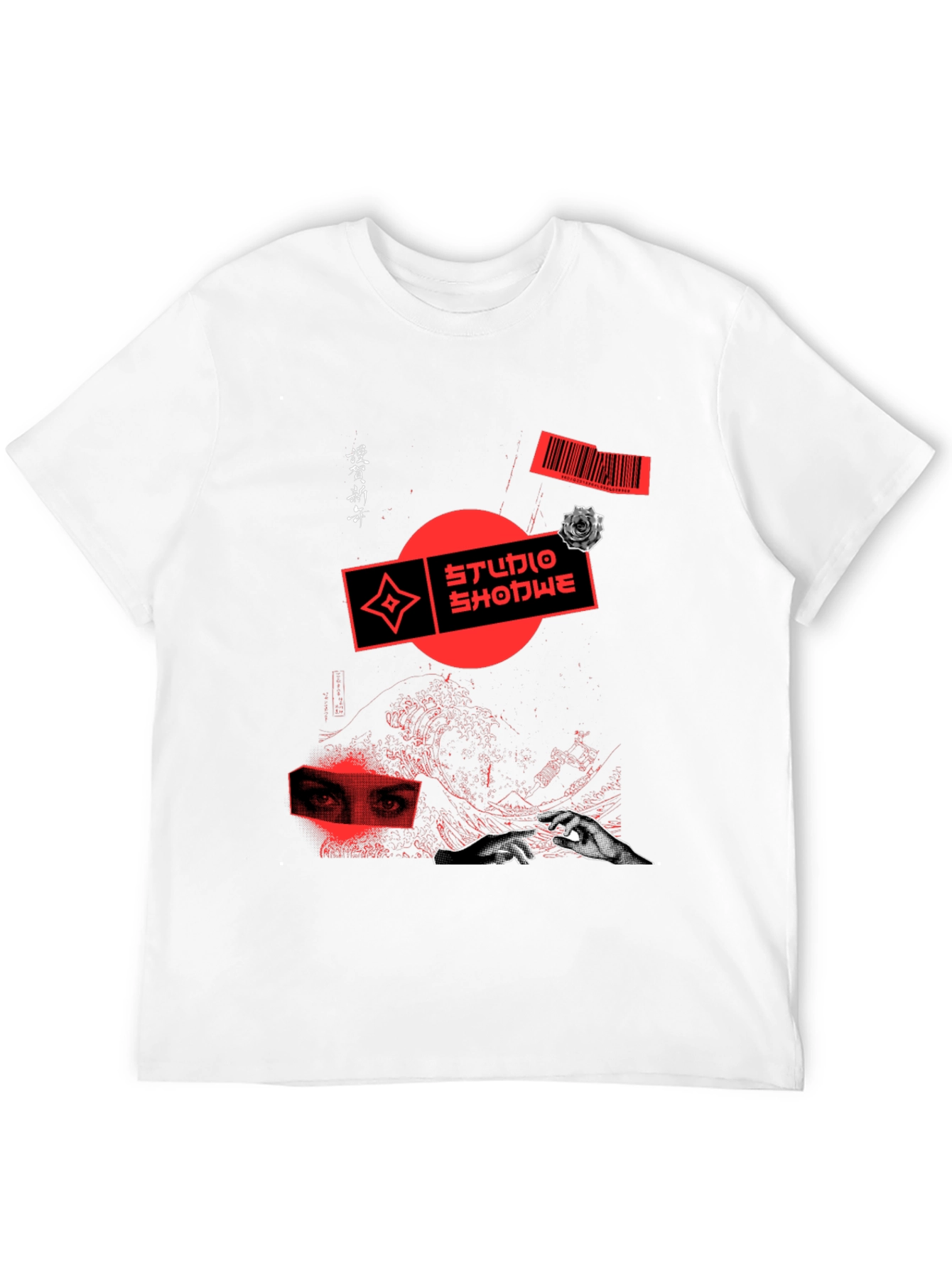 Edgy Graphic Print Tee