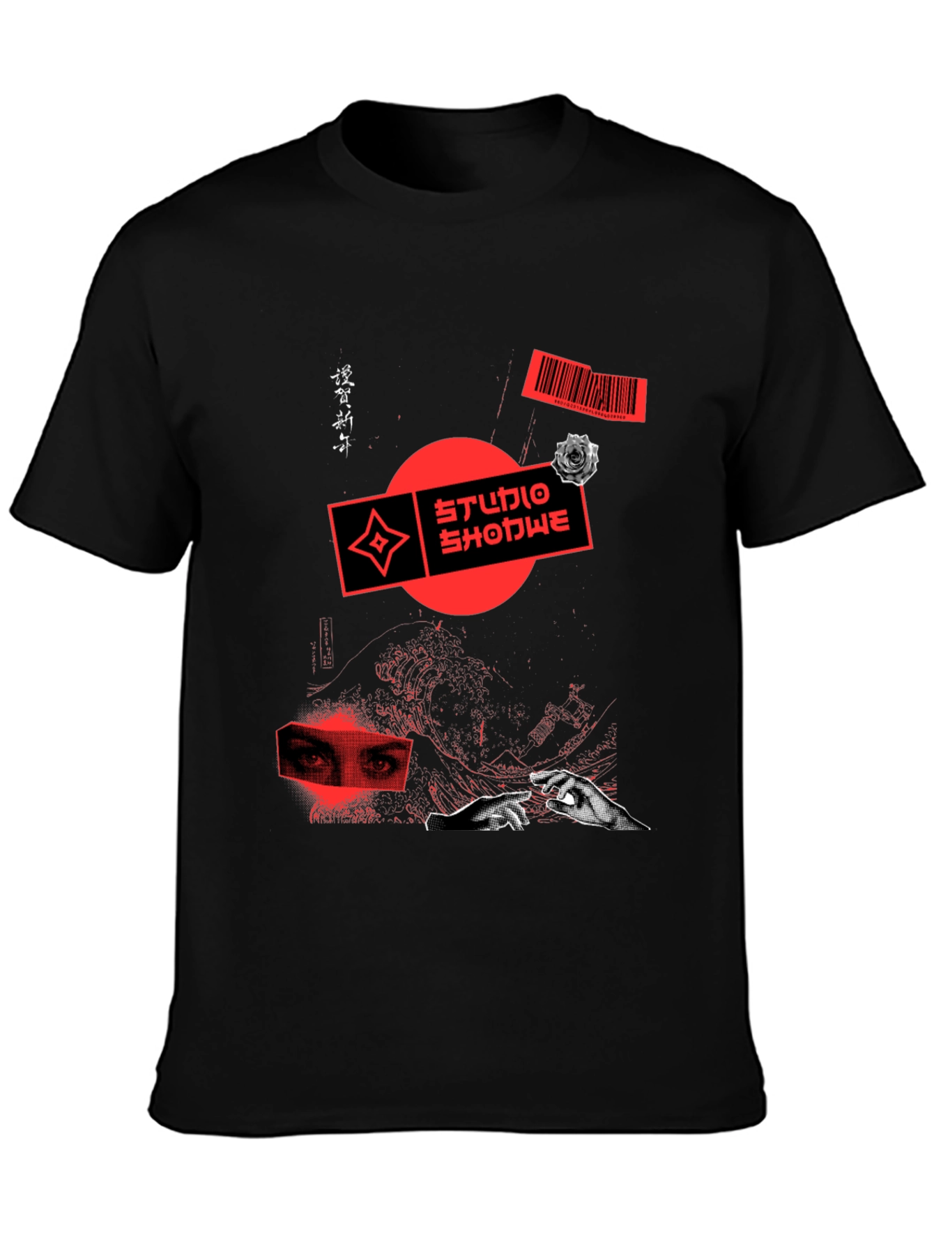 Edgy Graphic Print Tee