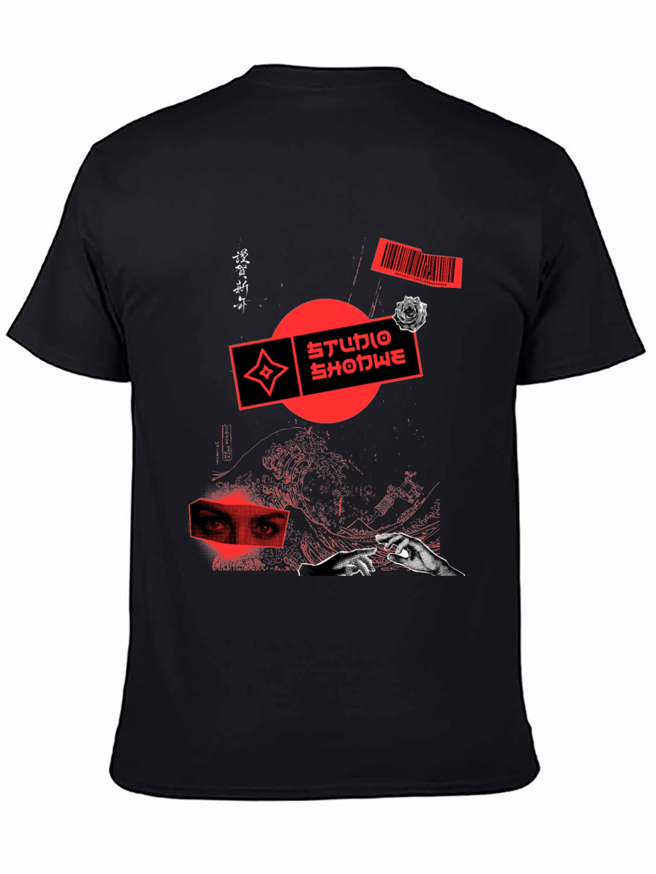 Edgy Graphic Print Tee