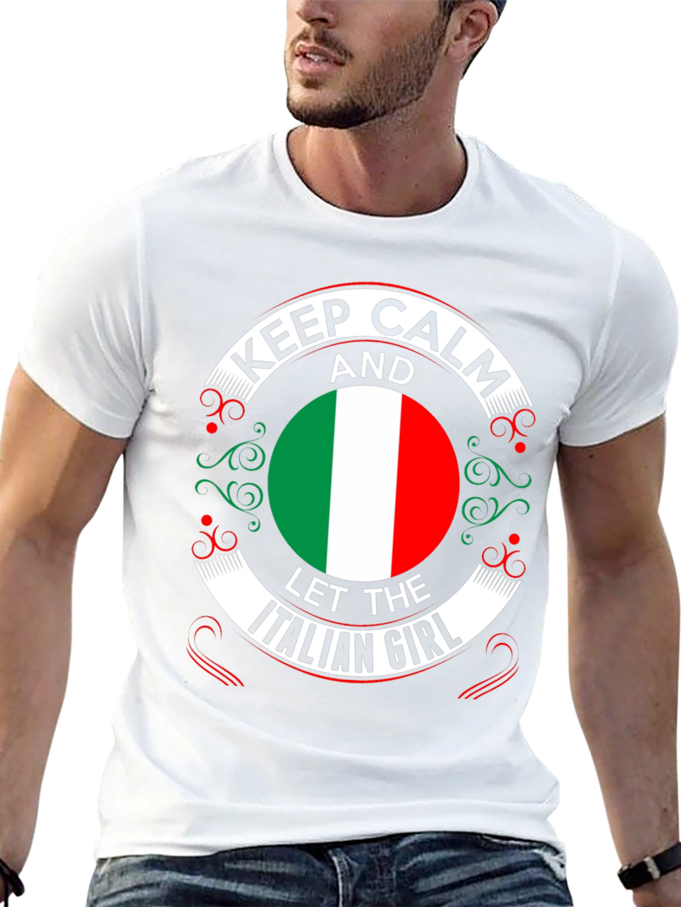 Keep Calm Italian Girl T-Shirt