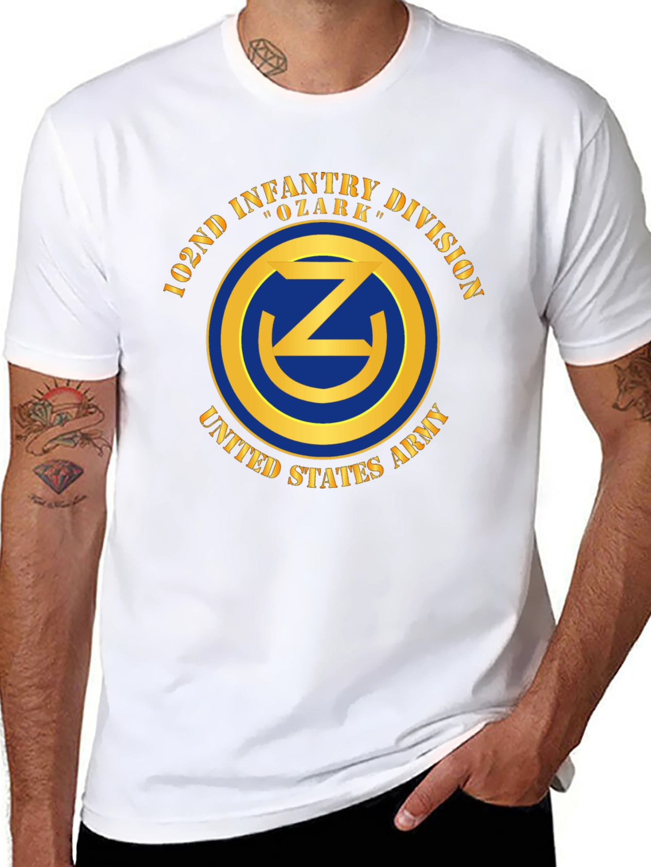102nd Infantry Division T-Shirt - Ozark - US Army