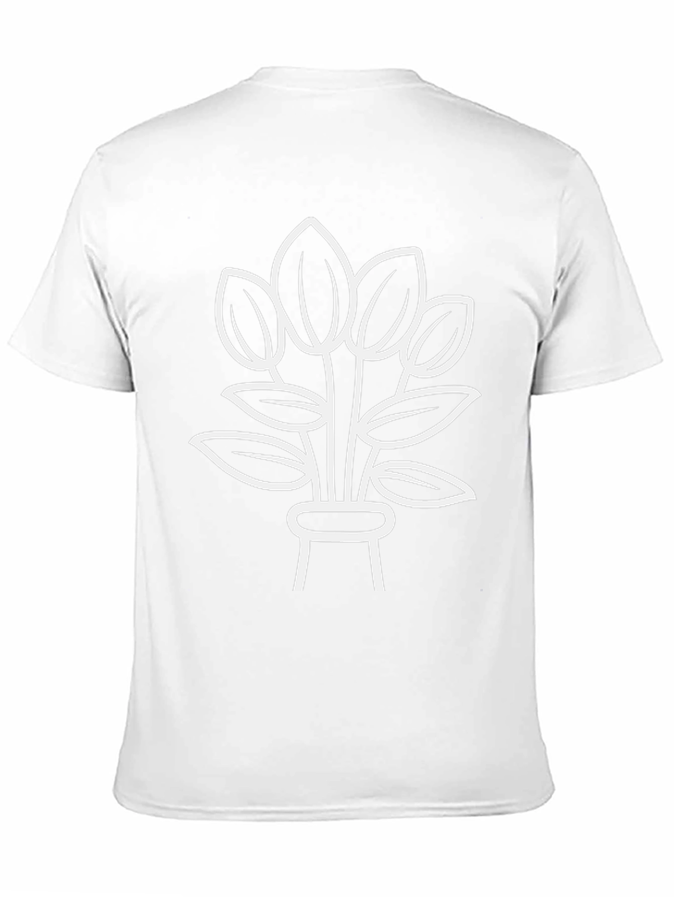 Minimalist Plant Graphic Tee
