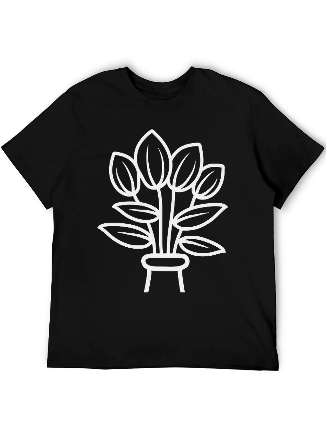 Minimalist Plant Graphic Tee