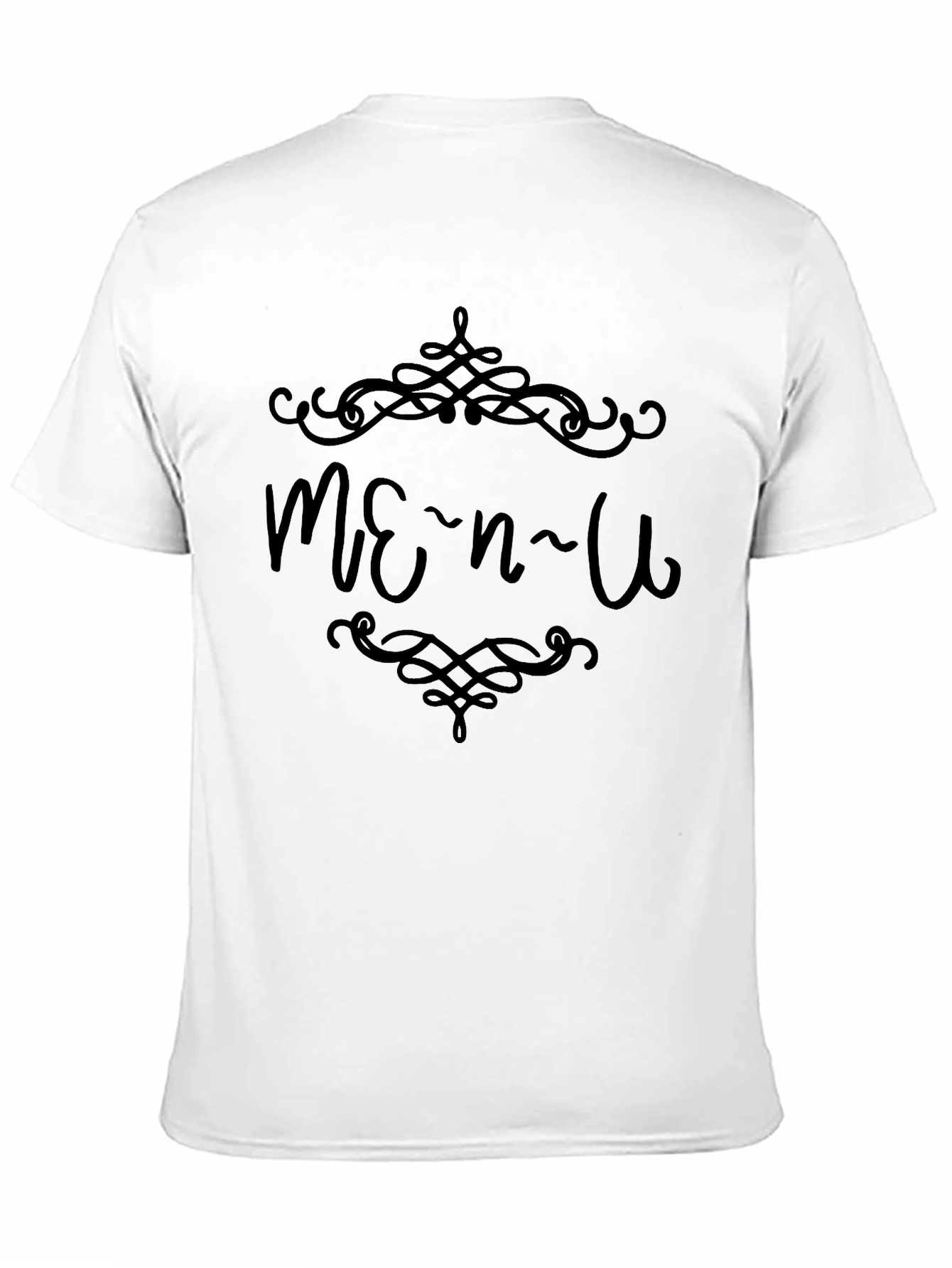 Stylish Menu Graphic Tee - Unique Design
