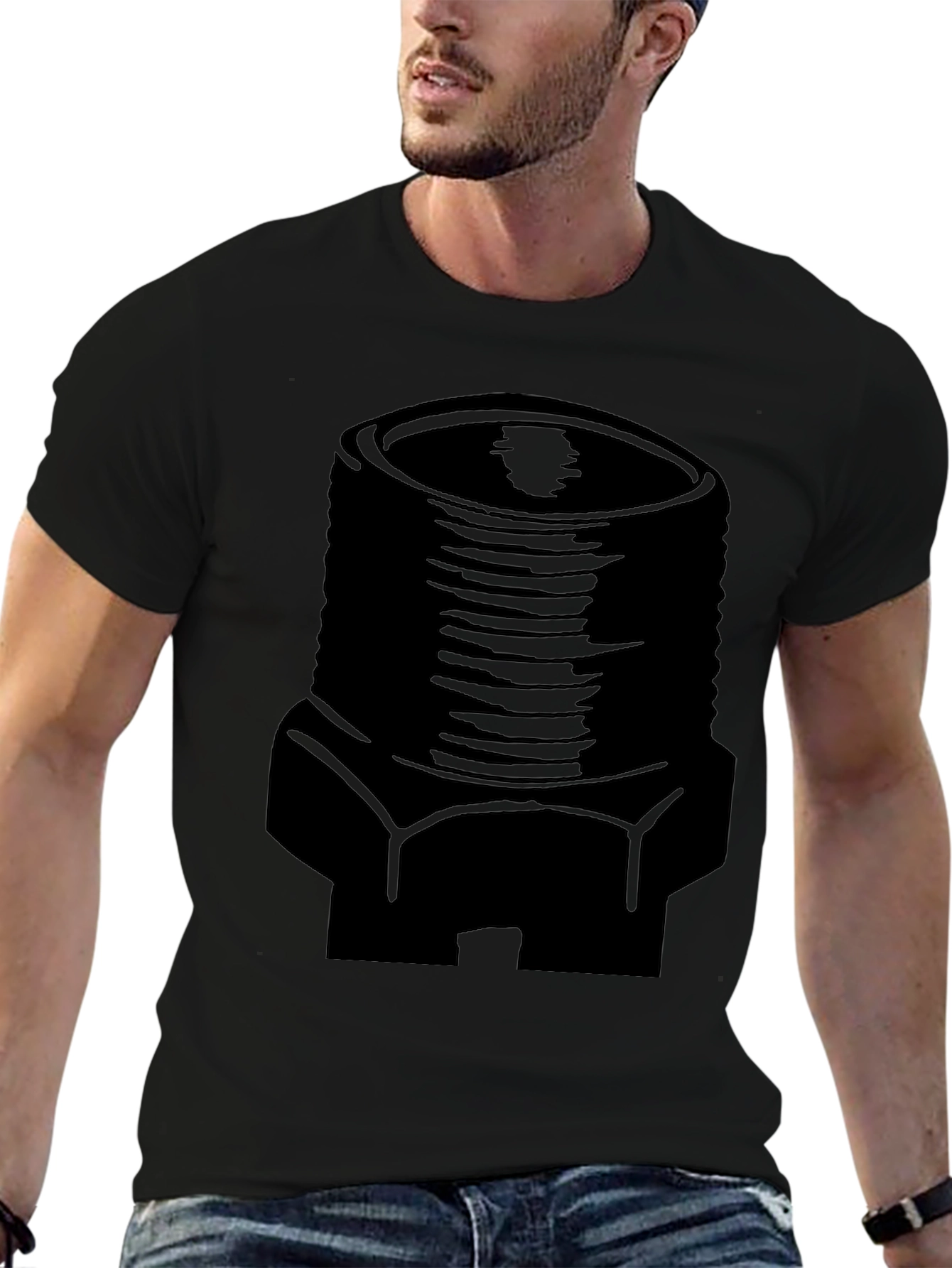 Black Plumber Fitting Graphic Tee