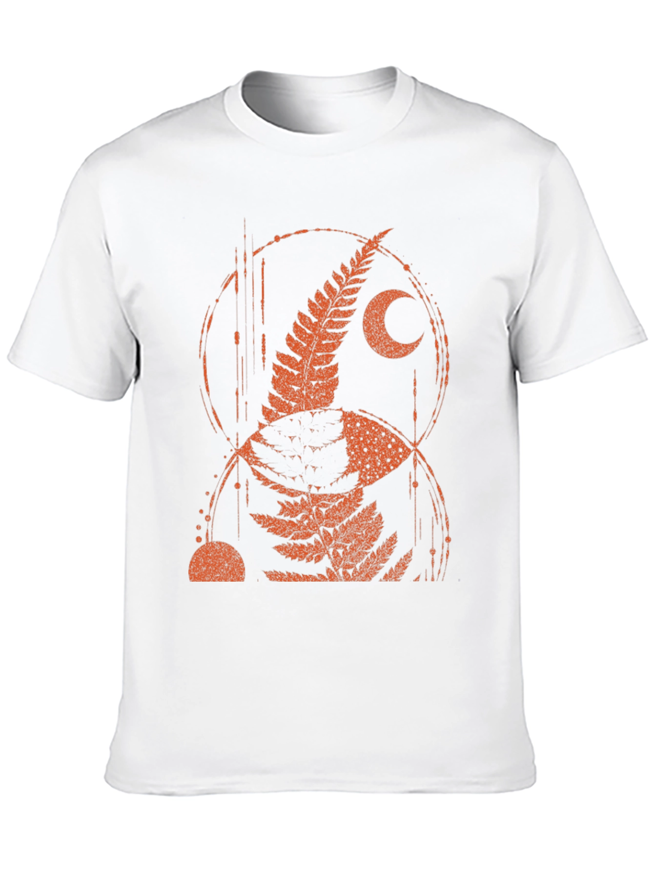 Fern Moon Graphic Tee - Black
