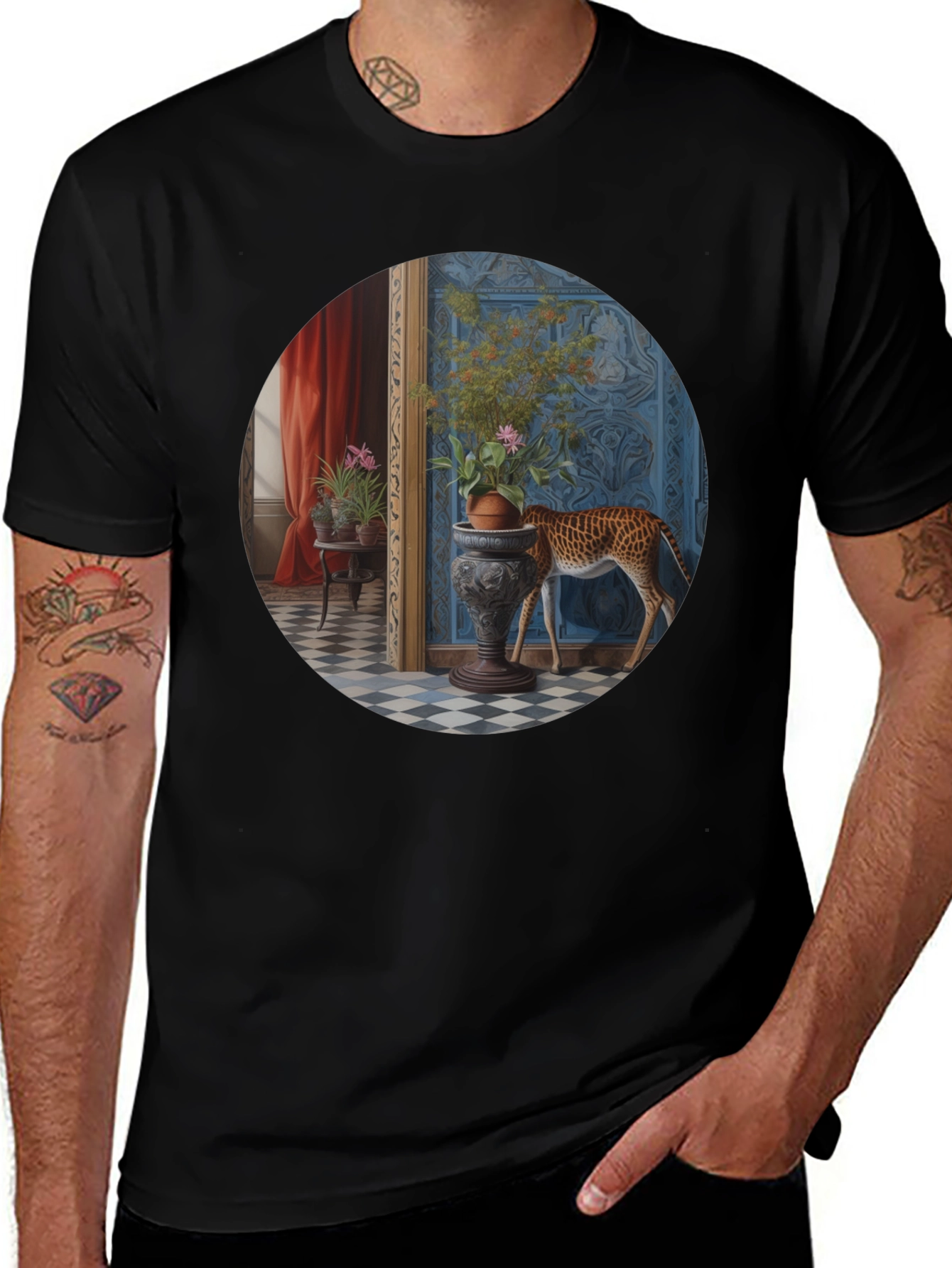 Giraffe Interior T-Shirt