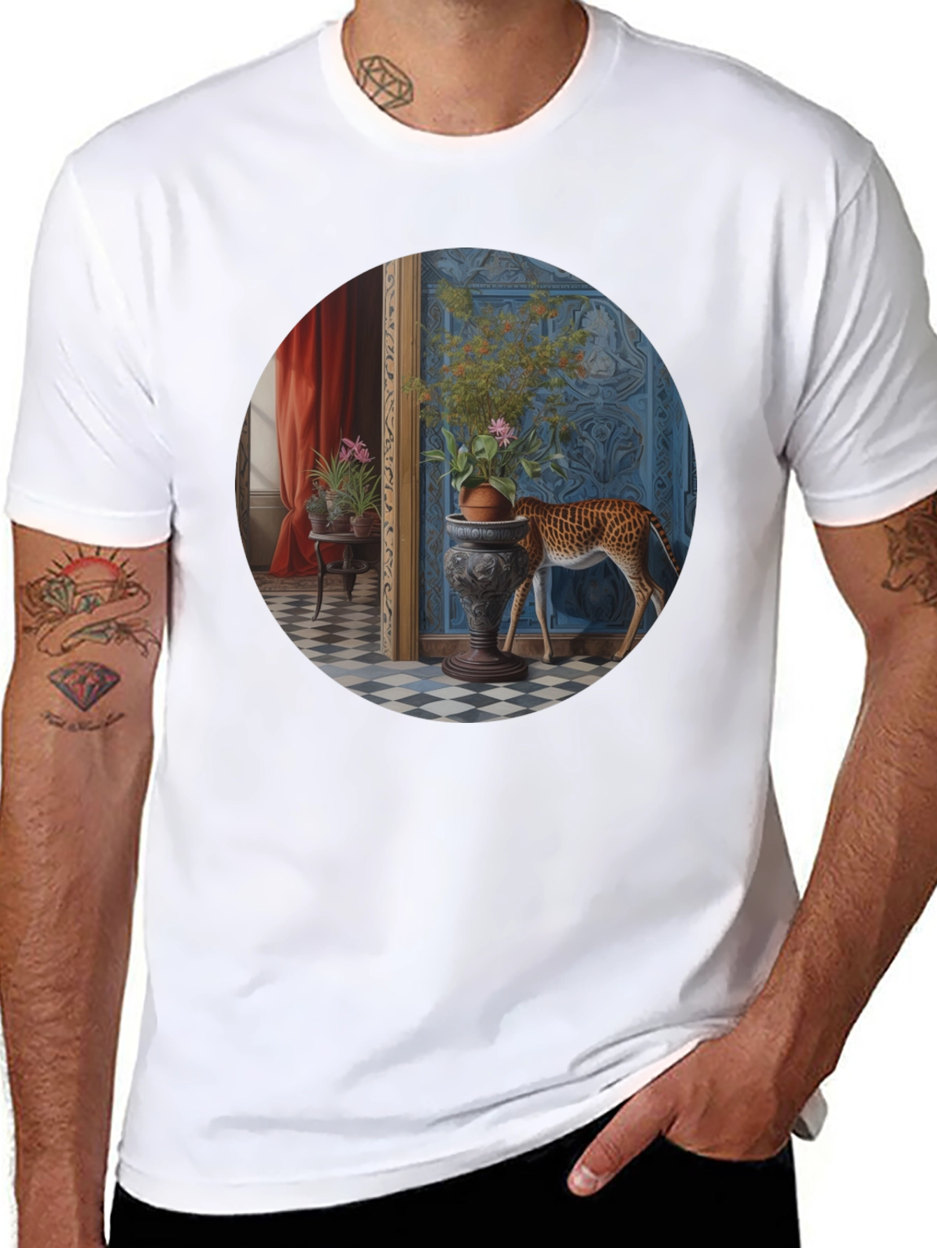 Giraffe Interior T-Shirt