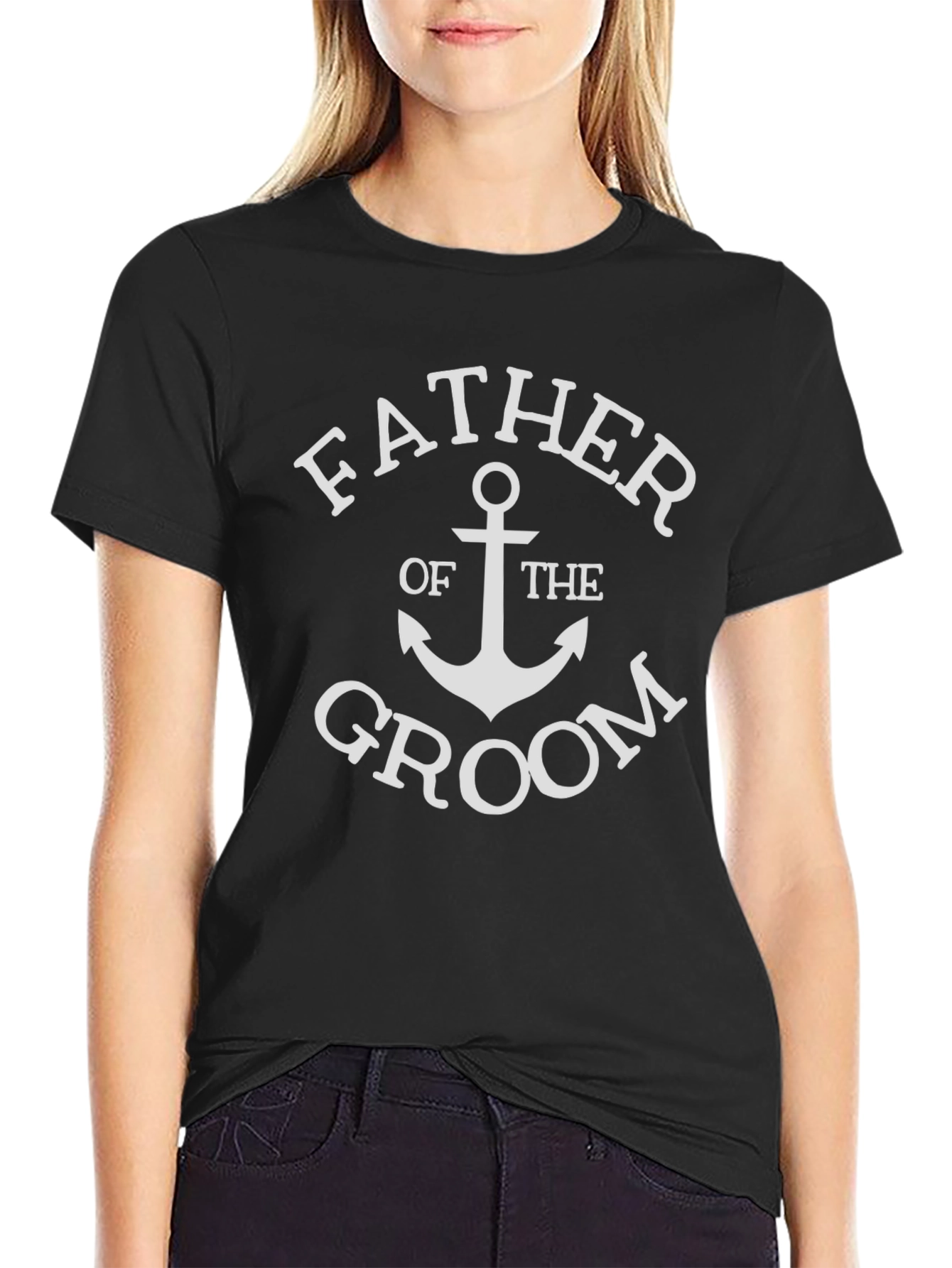 Father of the Groom Anchor Graphic T-Shirt