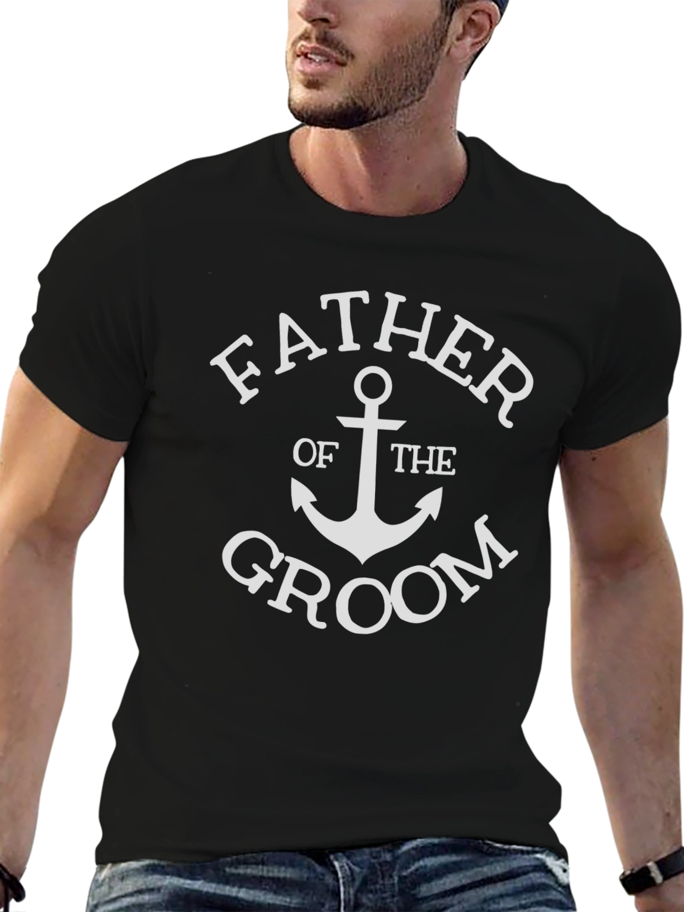 Father of the Groom Anchor Graphic T-Shirt