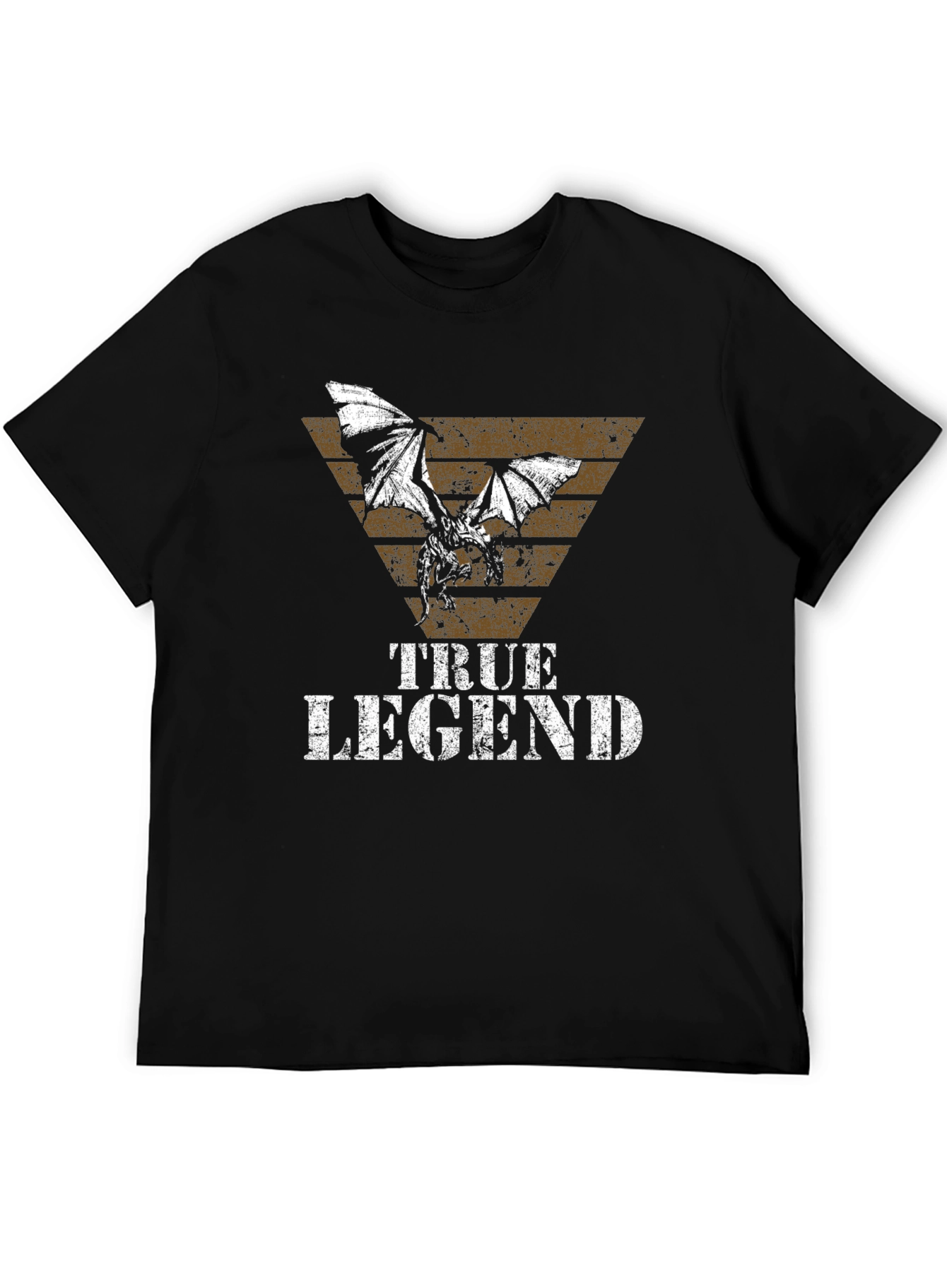 True Legend Dragon T-Shirt - Mens Black Graphic Tee