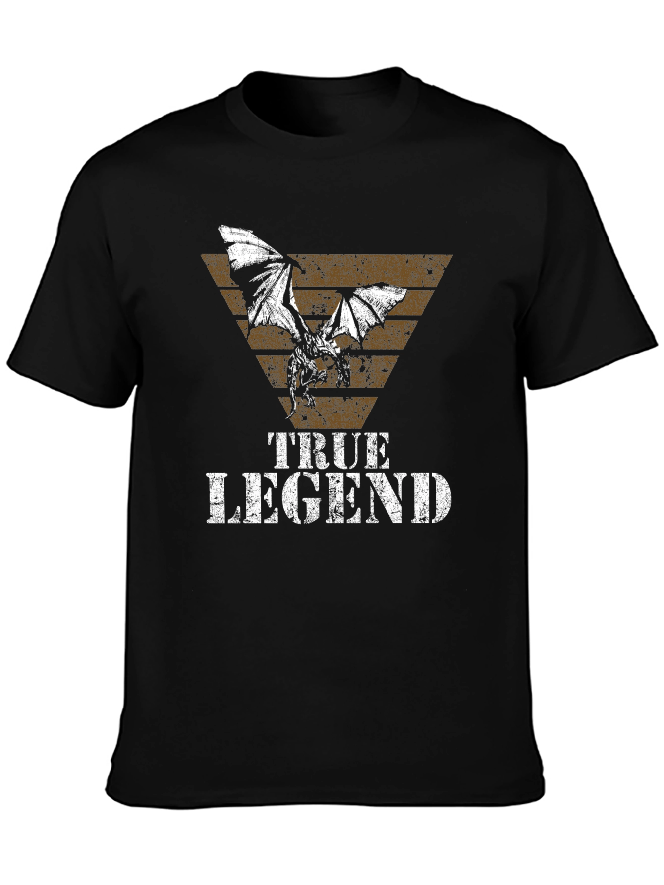 True Legend Dragon T-Shirt - Mens Black Graphic Tee