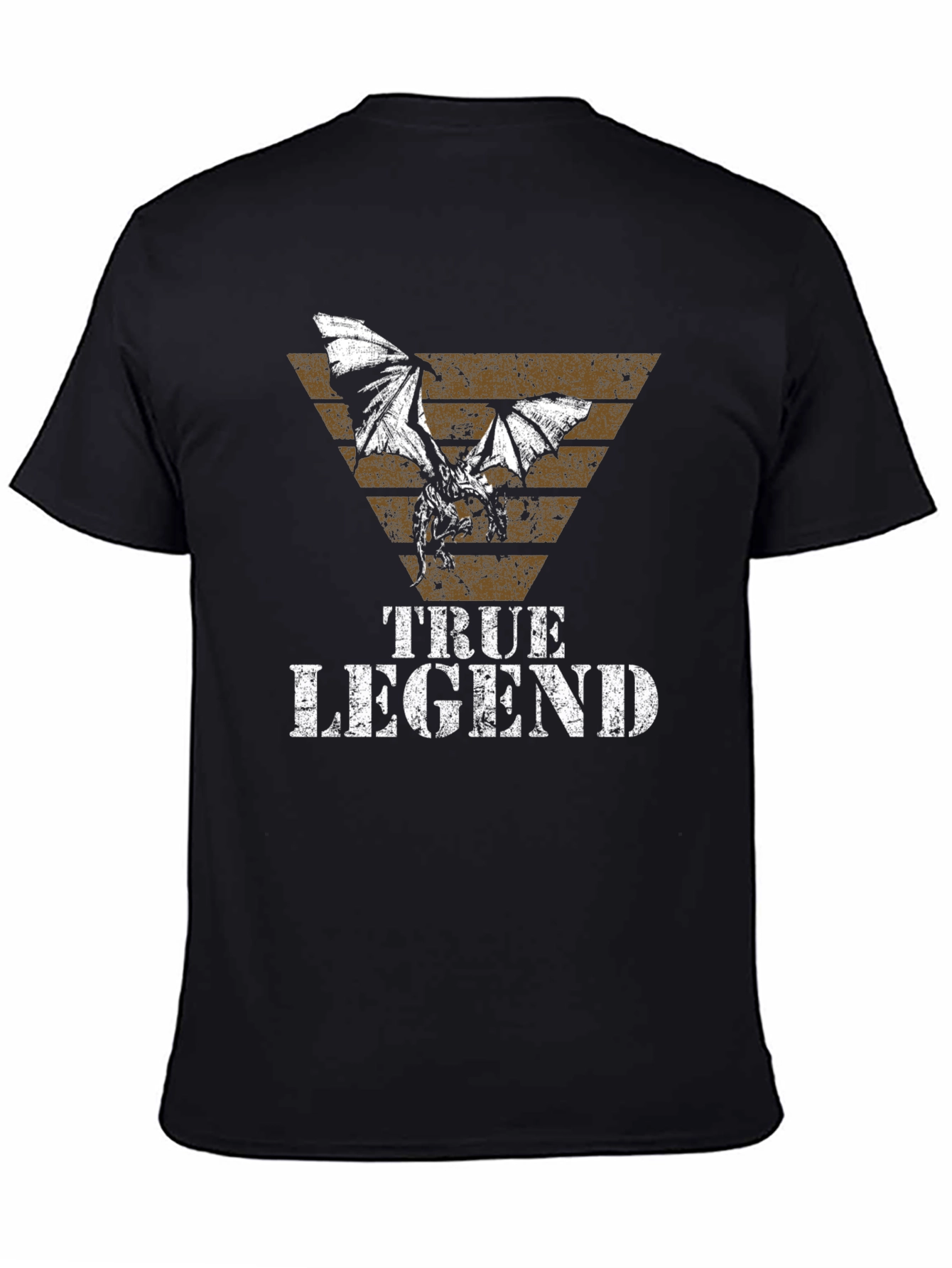 True Legend Dragon T-Shirt - Mens Black Graphic Tee