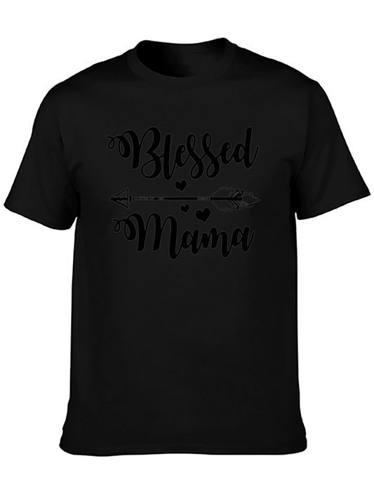 Blessed Mama Graphic T-Shirt - Stylish & Comfortable